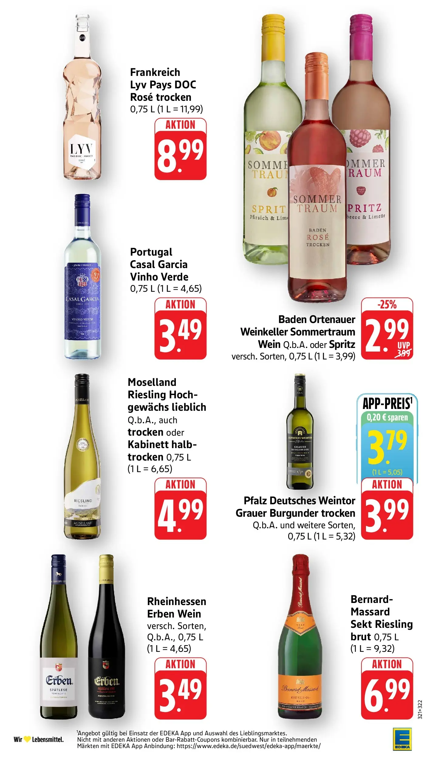 Edeka prospekt Piesport	 (ab 17.05.2026) » Angebote Online | Seite: 37 | Produkte: Sekt, Pfirsich, Limette, Wein
