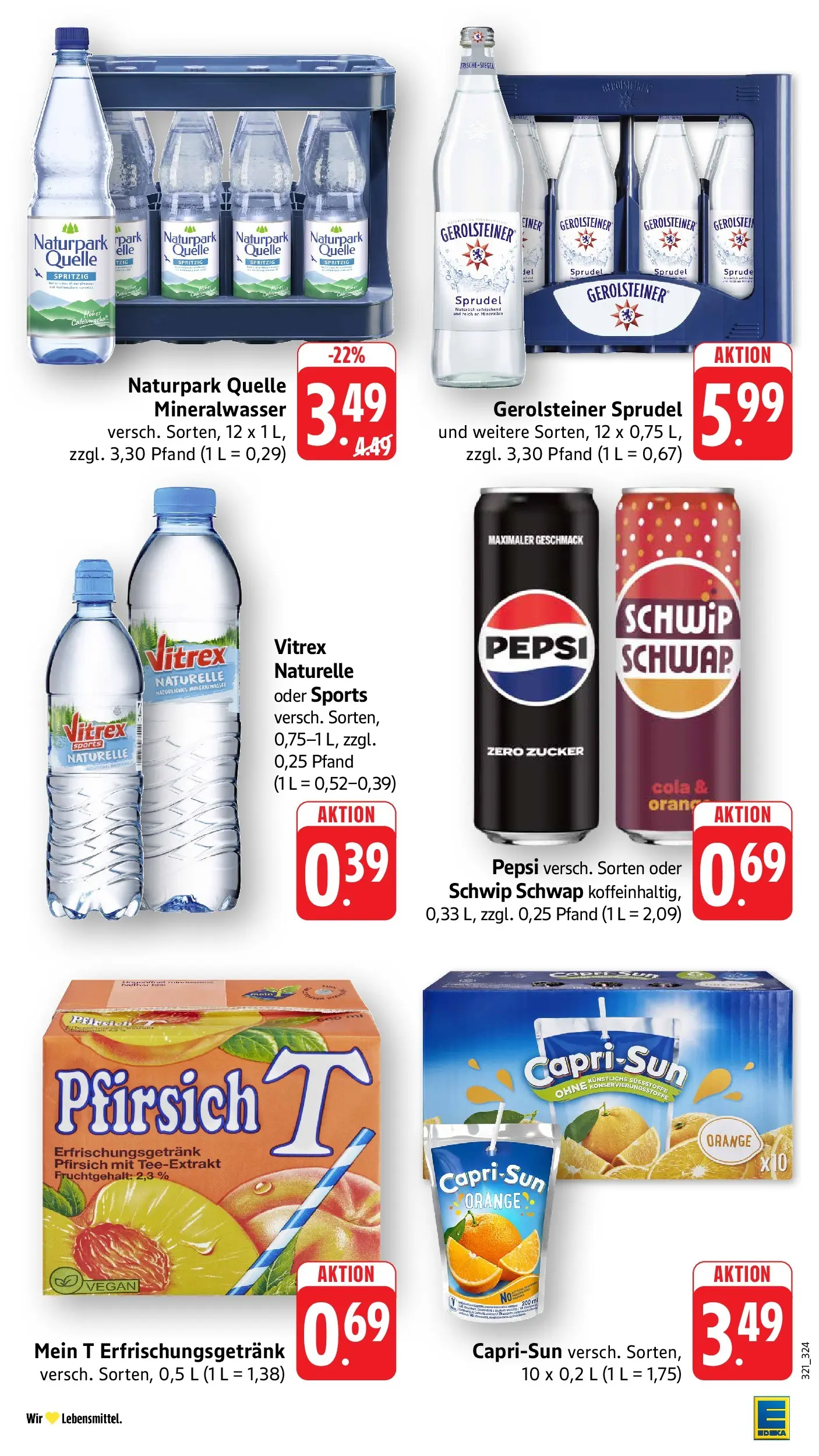 Edeka prospekt Piesport	 (ab 17.05.2026) » Angebote Online | Seite: 38 | Produkte: Cola, Mineralwasser, Pepsi, Gerolsteiner