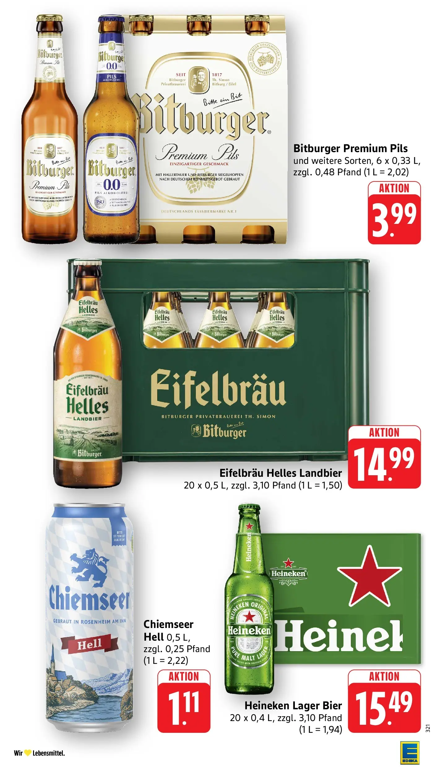 Edeka prospekt Piesport	 (ab 17.05.2026) » Angebote Online | Seite: 40 | Produkte: Bitburger, Bier, Pils, Heineken