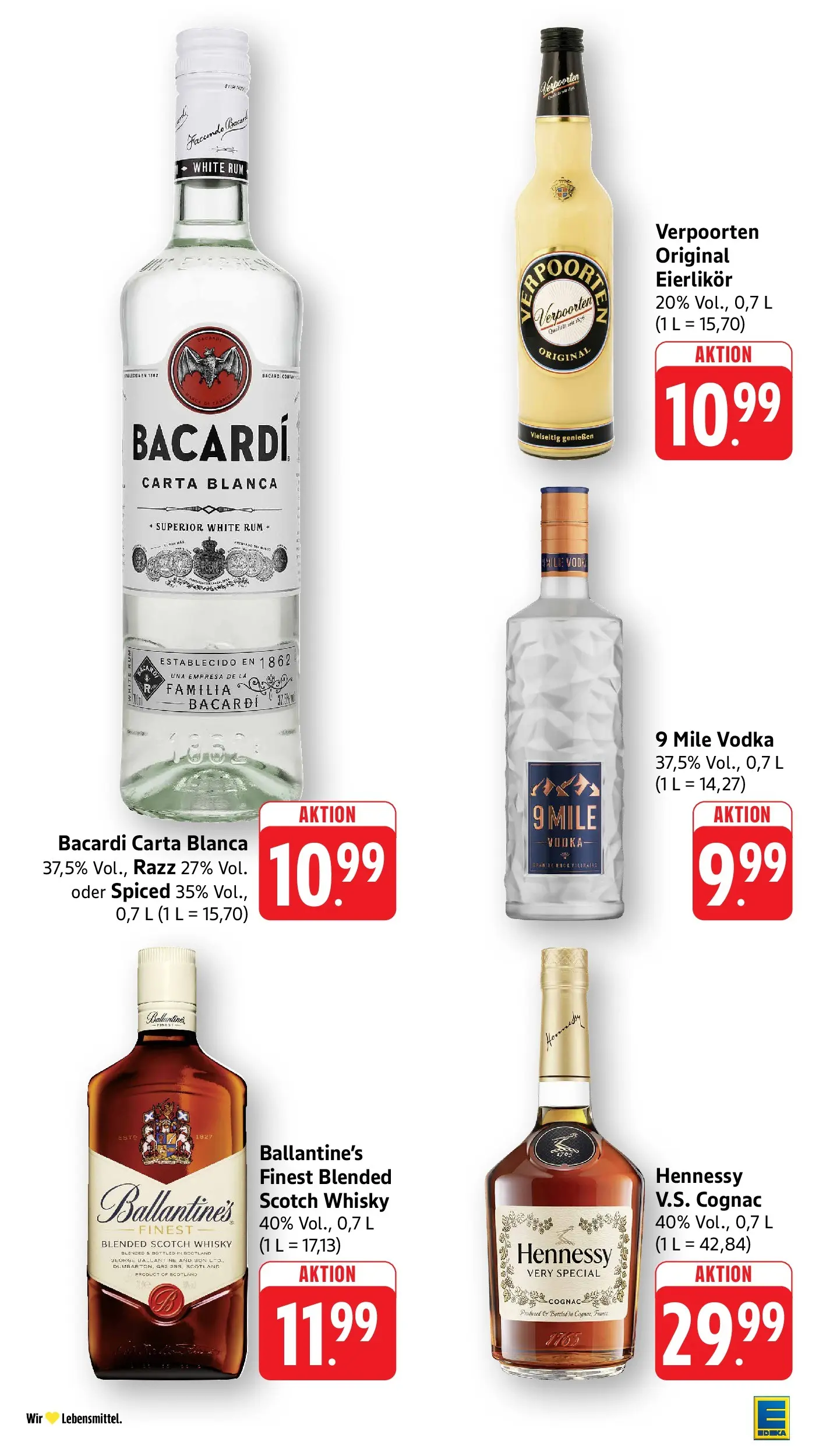 Edeka prospekt Ettenheim	 (ab 17.05.2026) » Angebote Online | Seite: 40 | Produkte: Bacardi, Whisky, Rum, Vodka