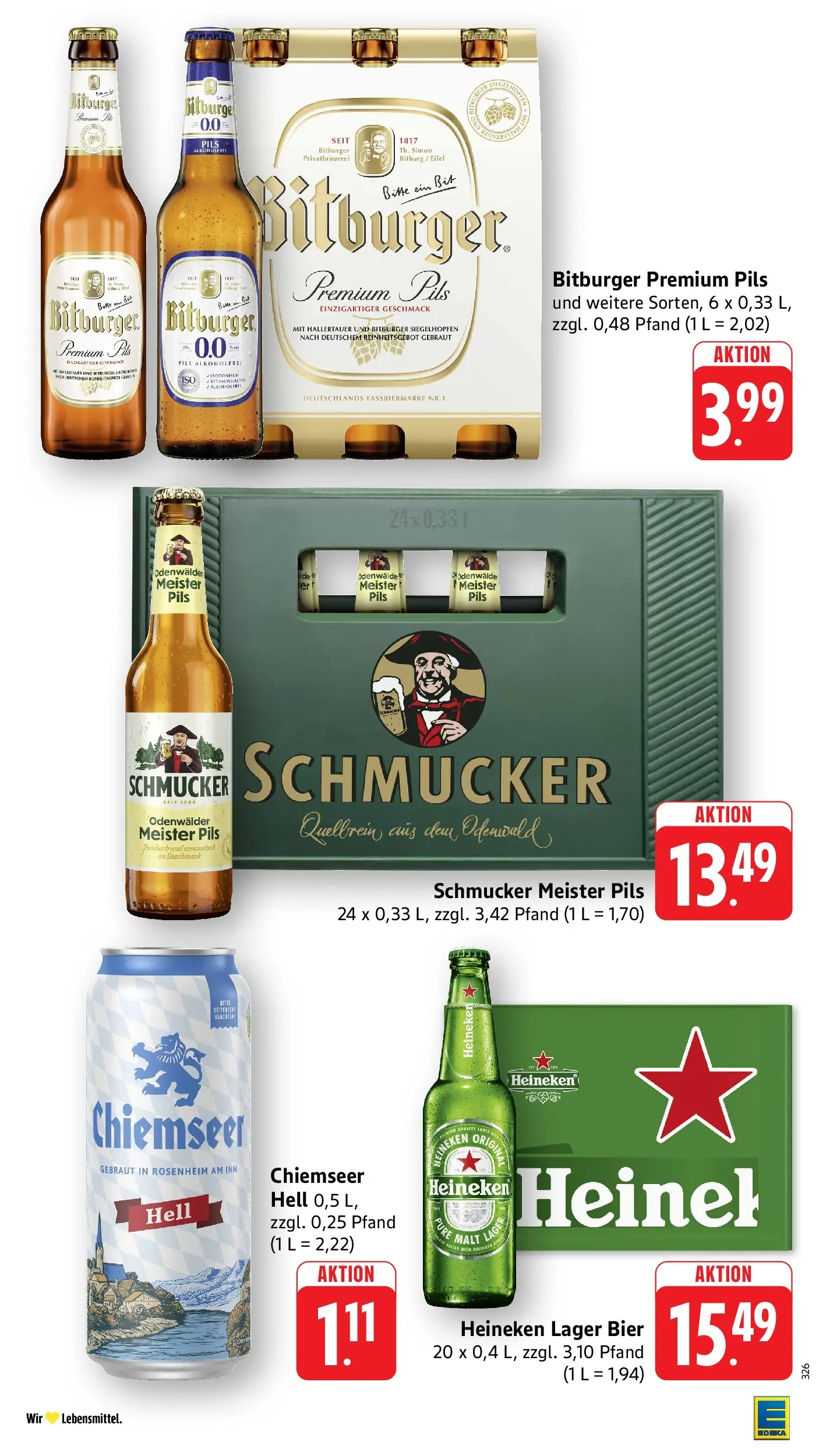 Edeka prospekt Pfungstadt	 (ab 17.05.2026) » Angebote Online | Seite: 40 | Produkte: Bitburger, Bier, Pils, Heineken