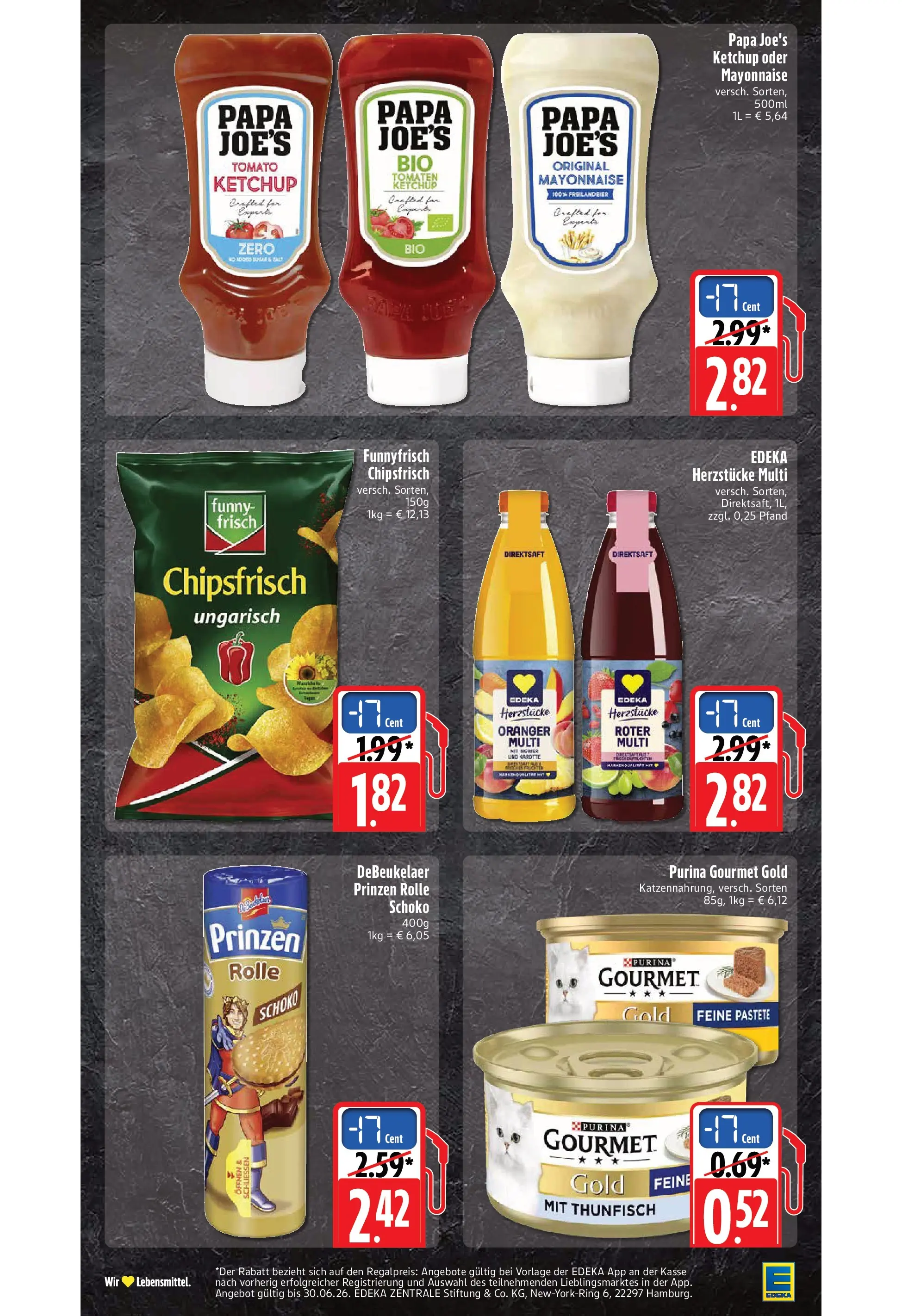 Edeka prospekt Walldorf	 (ab 17.05.2026) » Angebote Online | Seite: 4 | Produkte: Mayonnaise, Purina gourmet gold, Chips, Ketchup