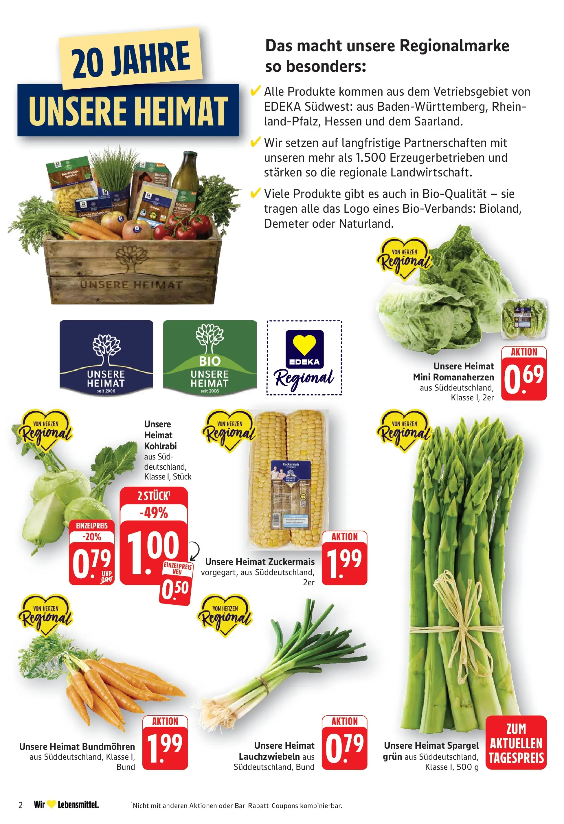 Edeka prospekt Walldorf	 (ab 17.05.2026) » Angebote Online | Seite: 8 | Produkte: Kohlrabi, Spargel