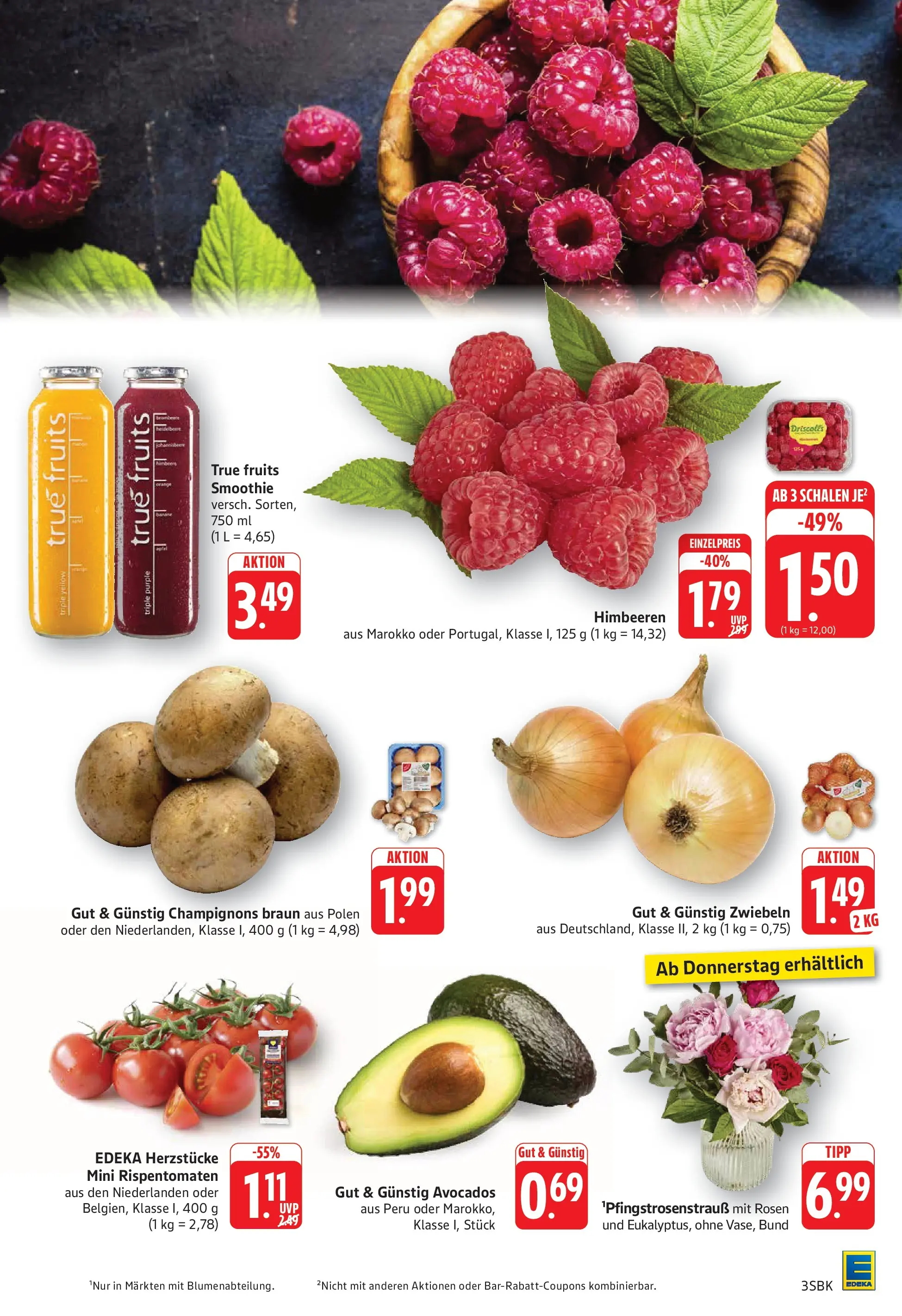 Edeka prospekt Walldorf	 (ab 17.05.2026) » Angebote Online | Seite: 9 | Produkte: Himbeeren, Champignons, Zwiebeln