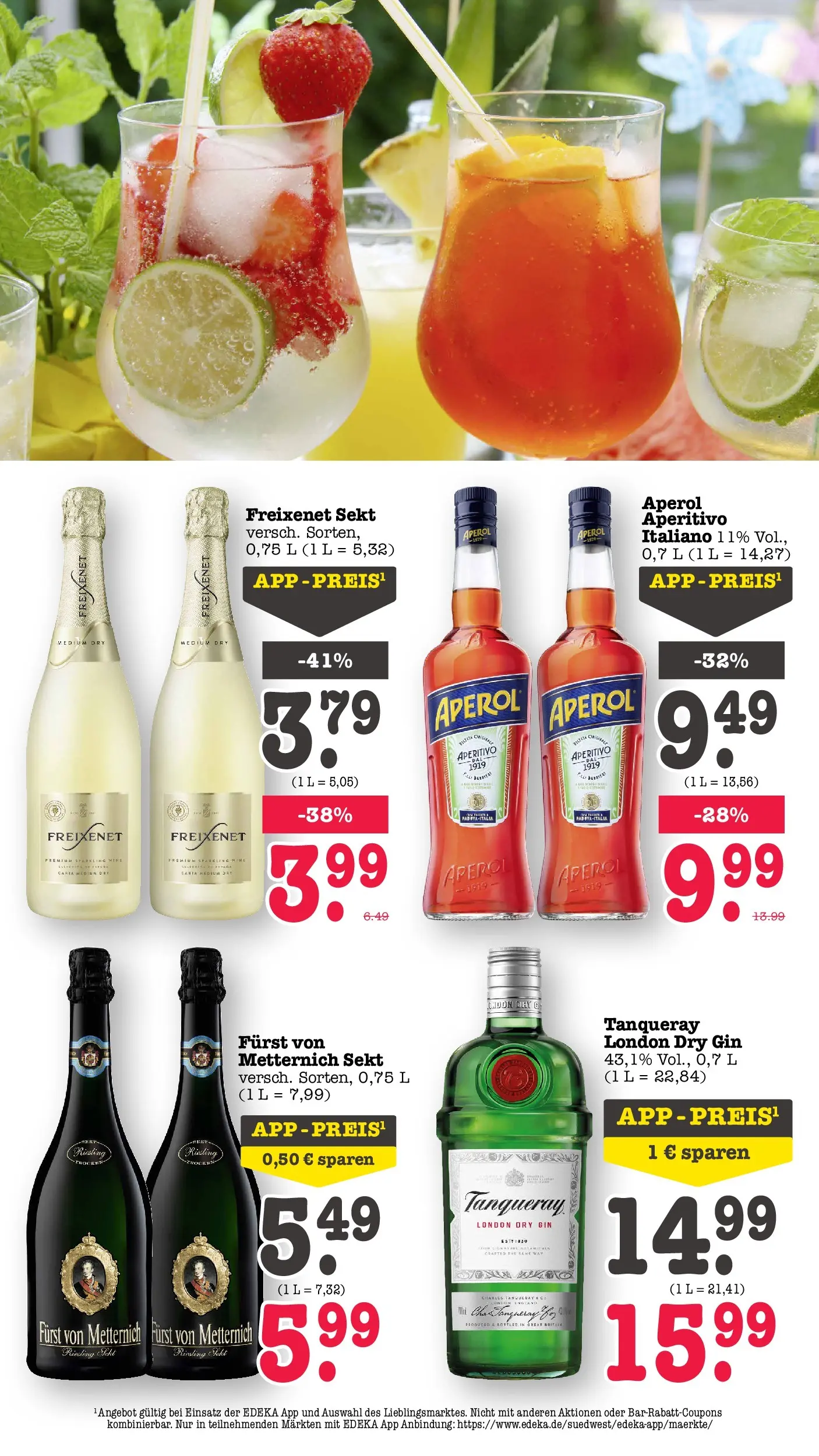 Edeka prospekt Wörth Am Rhein (ab 17.05.2026) » Angebote Online | Seite: 7 | Produkte: Furst von metternich, Freixenet, Sekt, Aperol Edeka prospekt Wörth Am Rhein (ab 17.05.2026) » Angebote Online | Seite: 7 | Produkte: Furst von metternich, Freixenet, Sekt, Aperol