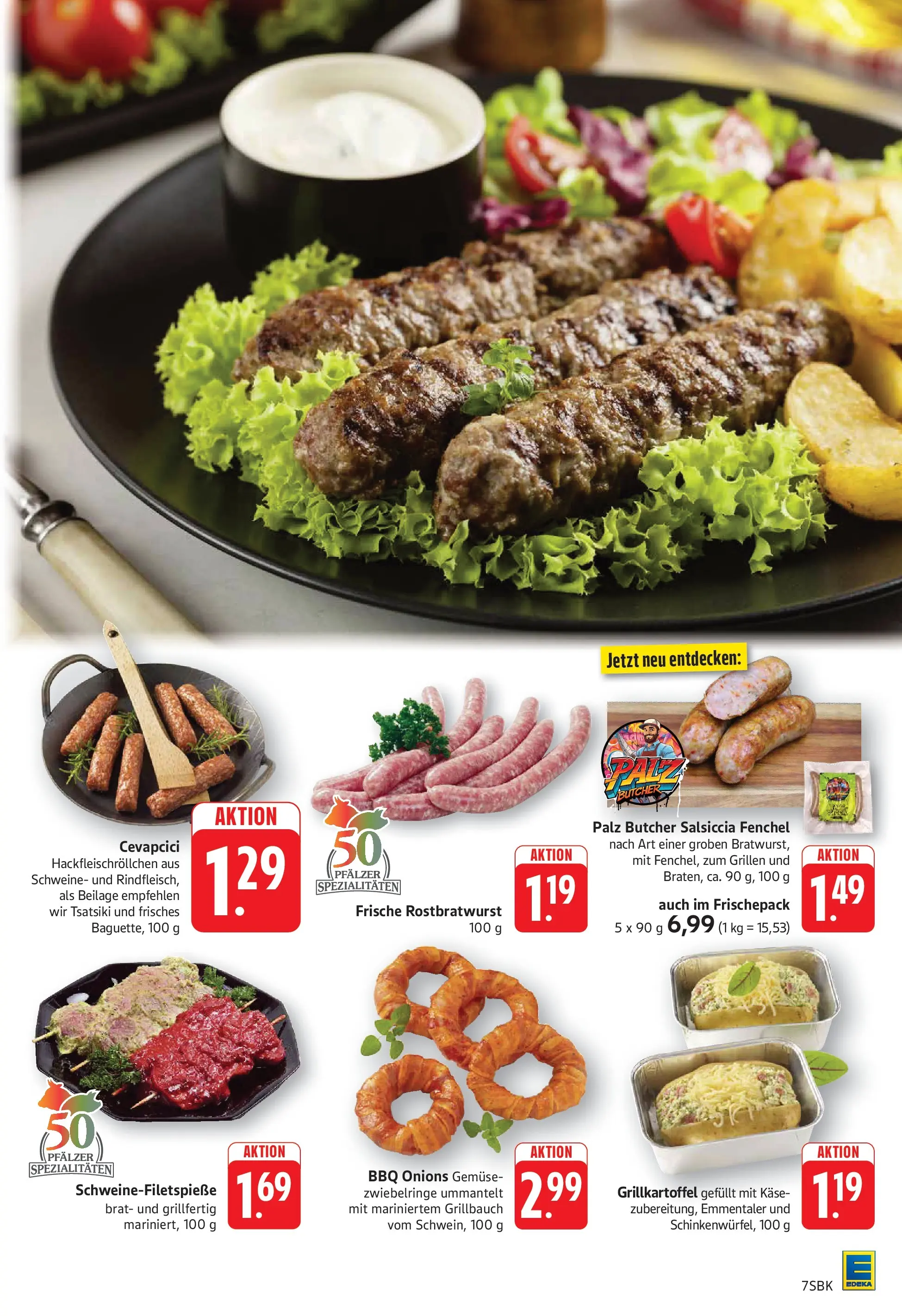 Edeka prospekt Walldorf	 (ab 17.05.2026) » Angebote Online | Seite: 13 | Produkte: Käse, Bratwurst, Cevapcici, Gemüse