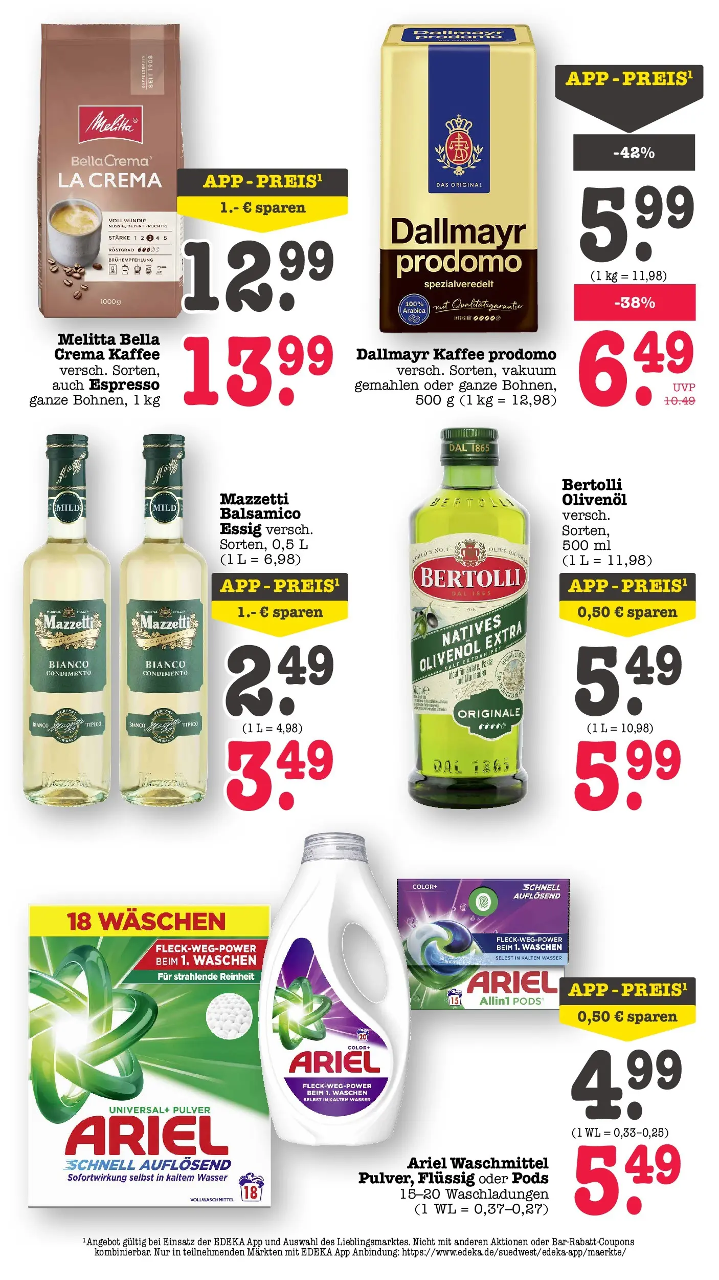 Edeka prospekt Wörth Am Rhein (ab 17.05.2026) » Angebote Online | Seite: 9 | Produkte: Kaffee, Bertolli olivenol, Dallmayr, Waschmittel Edeka prospekt Wörth Am Rhein (ab 17.05.2026) » Angebote Online | Seite: 9 | Produkte: Kaffee, Bertolli olivenol, Dallmayr, Waschmittel