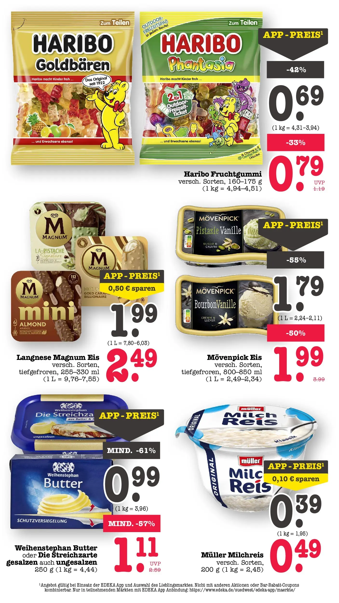 Edeka prospekt Wörth Am Rhein (ab 17.05.2026) » Angebote Online | Seite: 10 | Produkte: Haribo, Butter, Weihenstephan butter, Movenpick eis Edeka prospekt Wörth Am Rhein (ab 17.05.2026) » Angebote Online | Seite: 10 | Produkte: Haribo, Butter, Weihenstephan butter, Movenpick eis