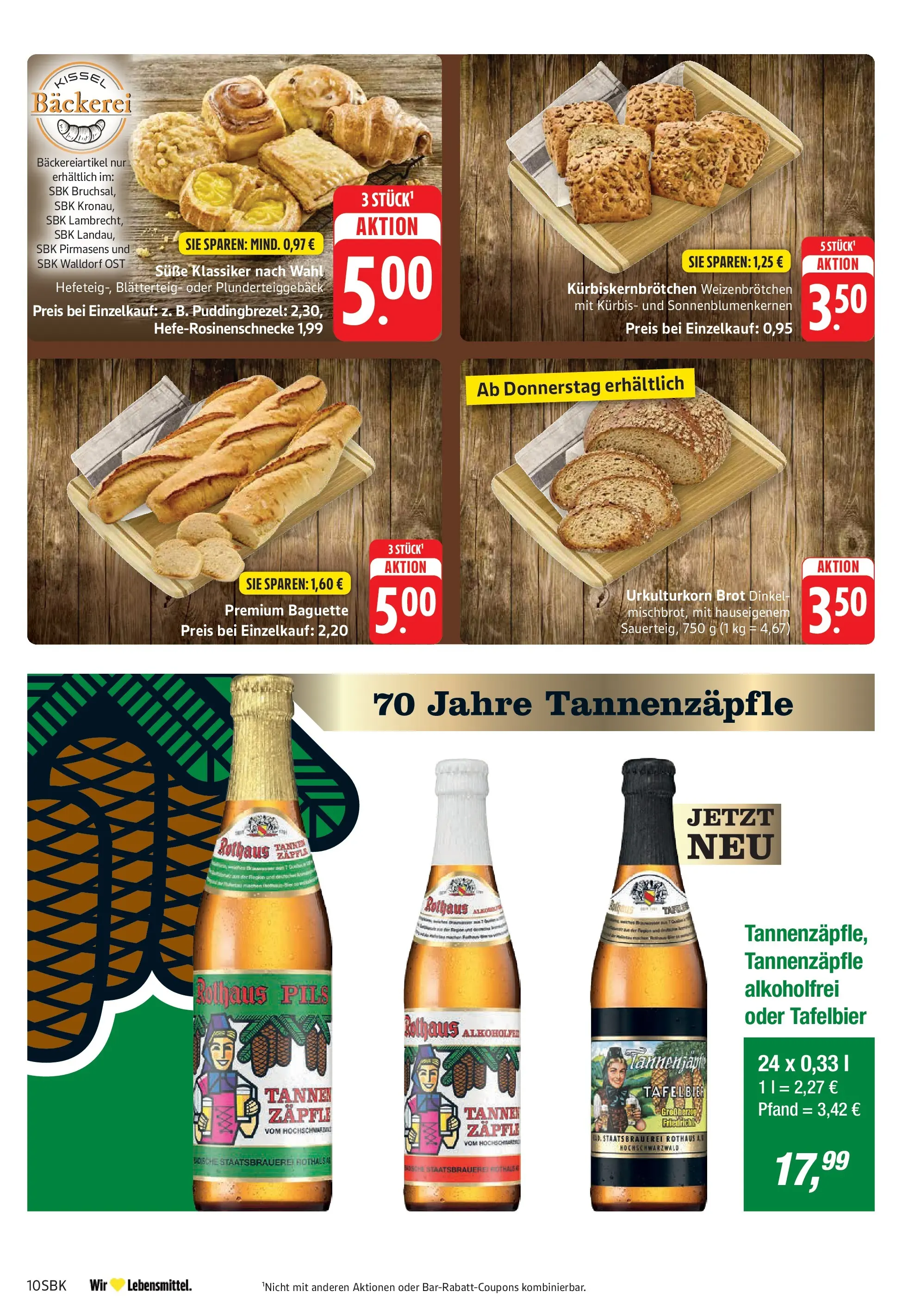 Edeka prospekt Walldorf	 (ab 17.05.2026) » Angebote Online | Seite: 16 | Produkte: Bäckerei, Pils, Baguette, Brot