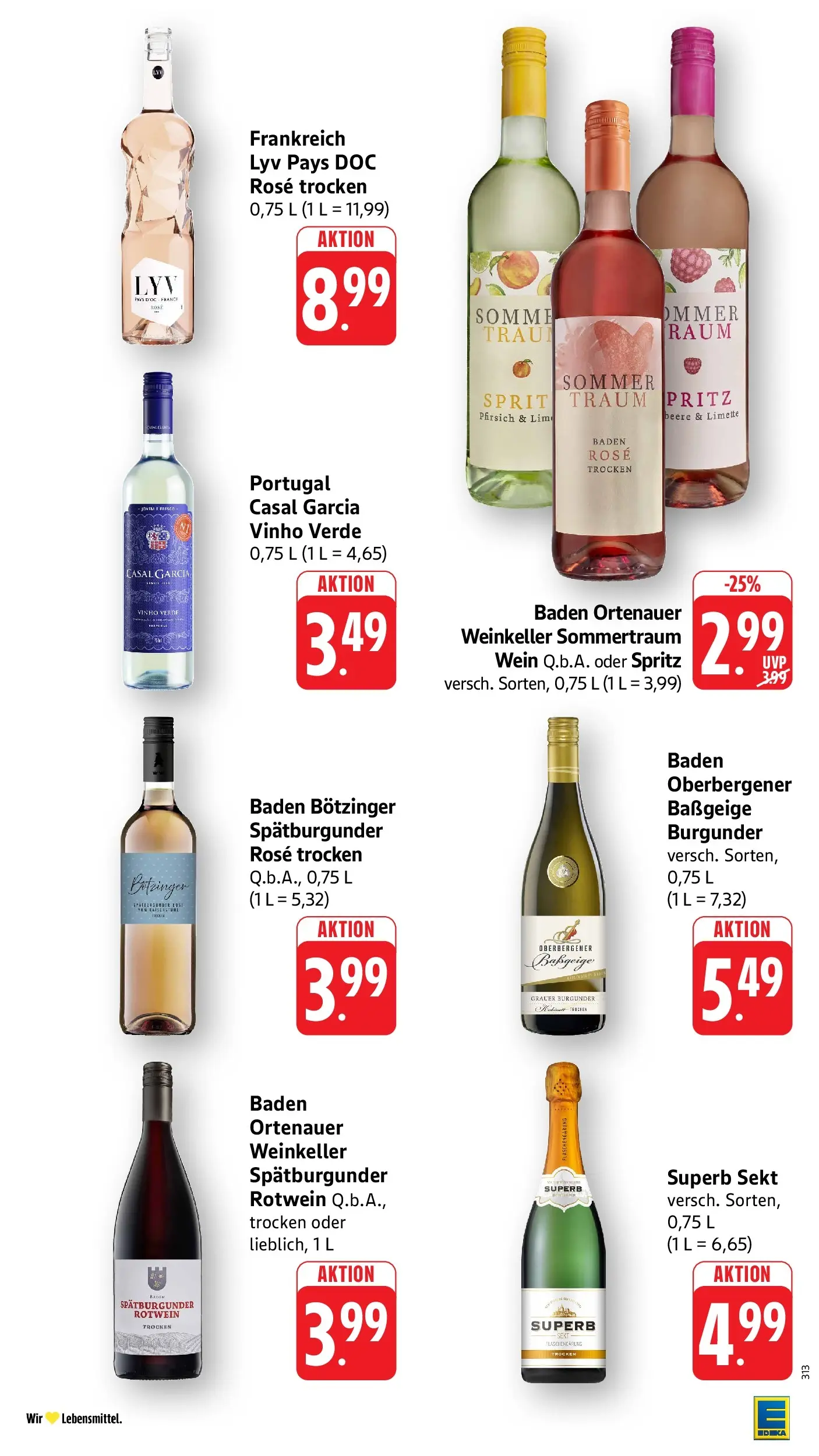 Edeka prospekt Freiburg	 (ab 17.05.2026) » Angebote Online | Seite: 37 | Produkte: Sekt, Rotwein trocken, Limette, Wein