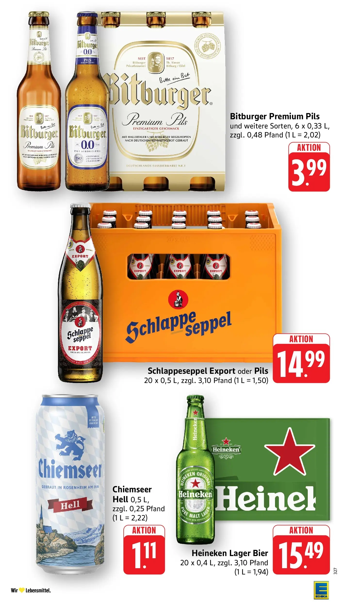 Edeka prospekt Großostheim	 (ab 17.05.2026) » Angebote Online | Seite: 40 | Produkte: Bitburger, Bier, Pils, Heineken
