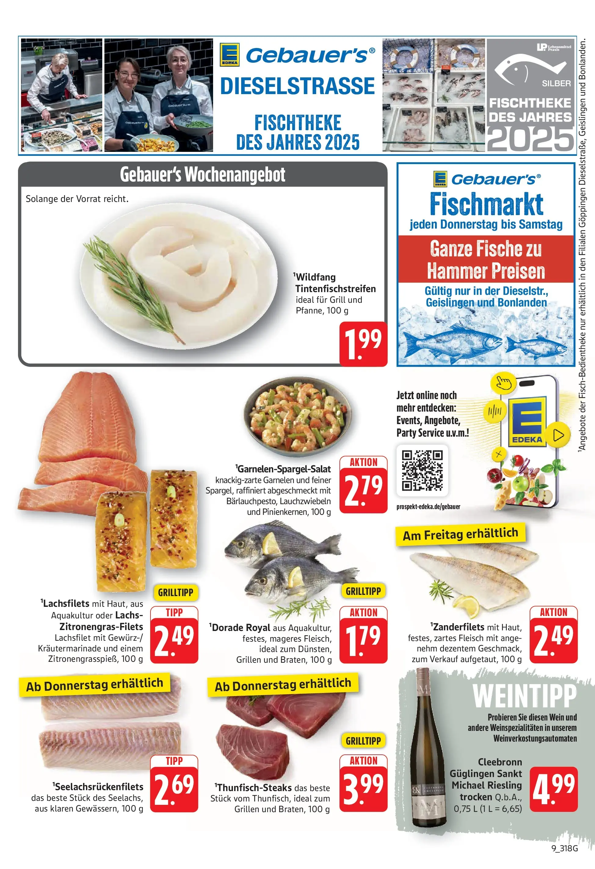 Edeka prospekt Geislingen	 (ab 17.05.2026) » Angebote Online | Seite: 15 | Produkte: Grill, Garnelen, Lachs, Fleisch