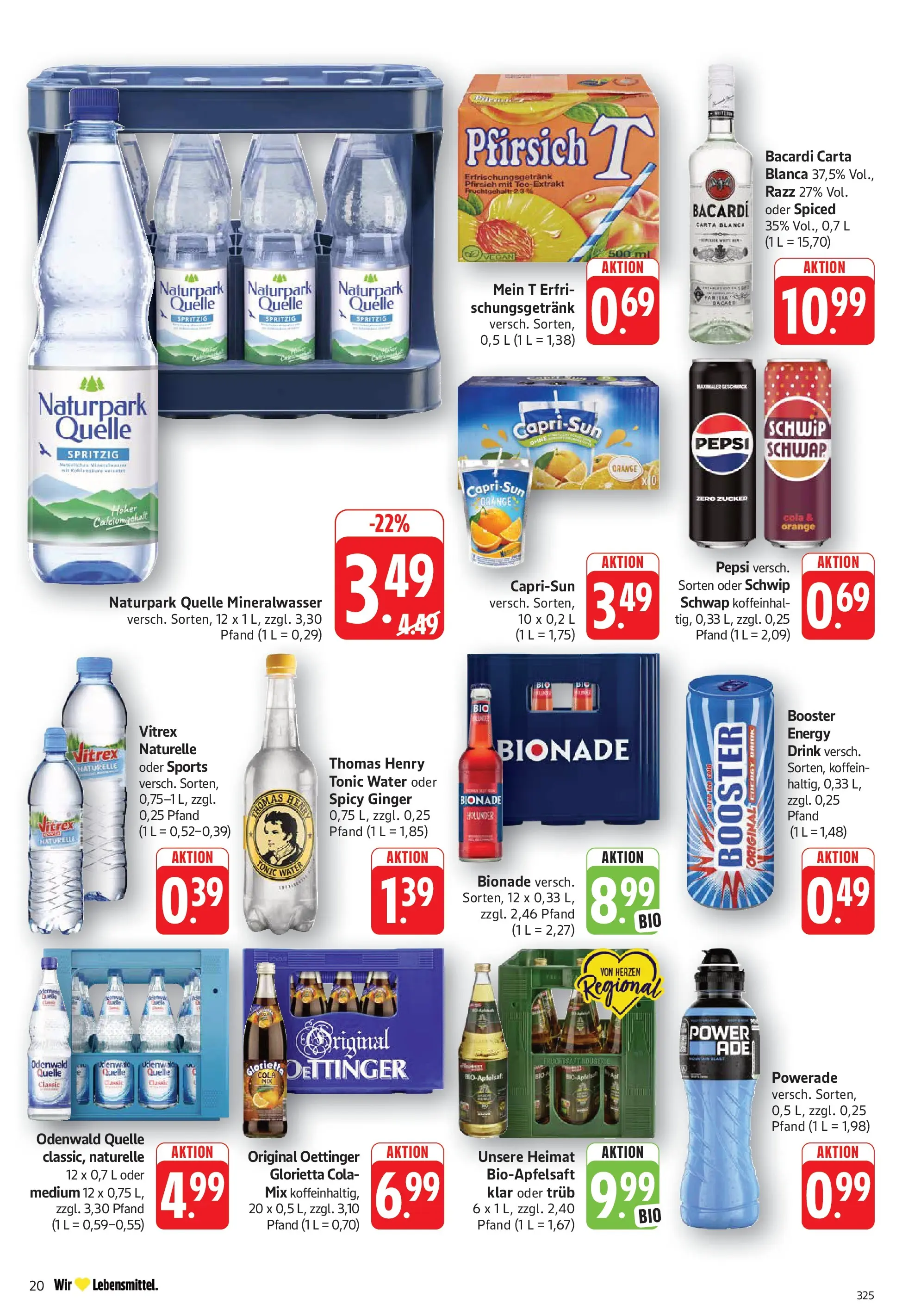Edeka prospekt Walldorf	 (ab 17.05.2026) » Angebote Online | Seite: 26 | Produkte: Bionade, Mineralwasser, Apple, Pepsi