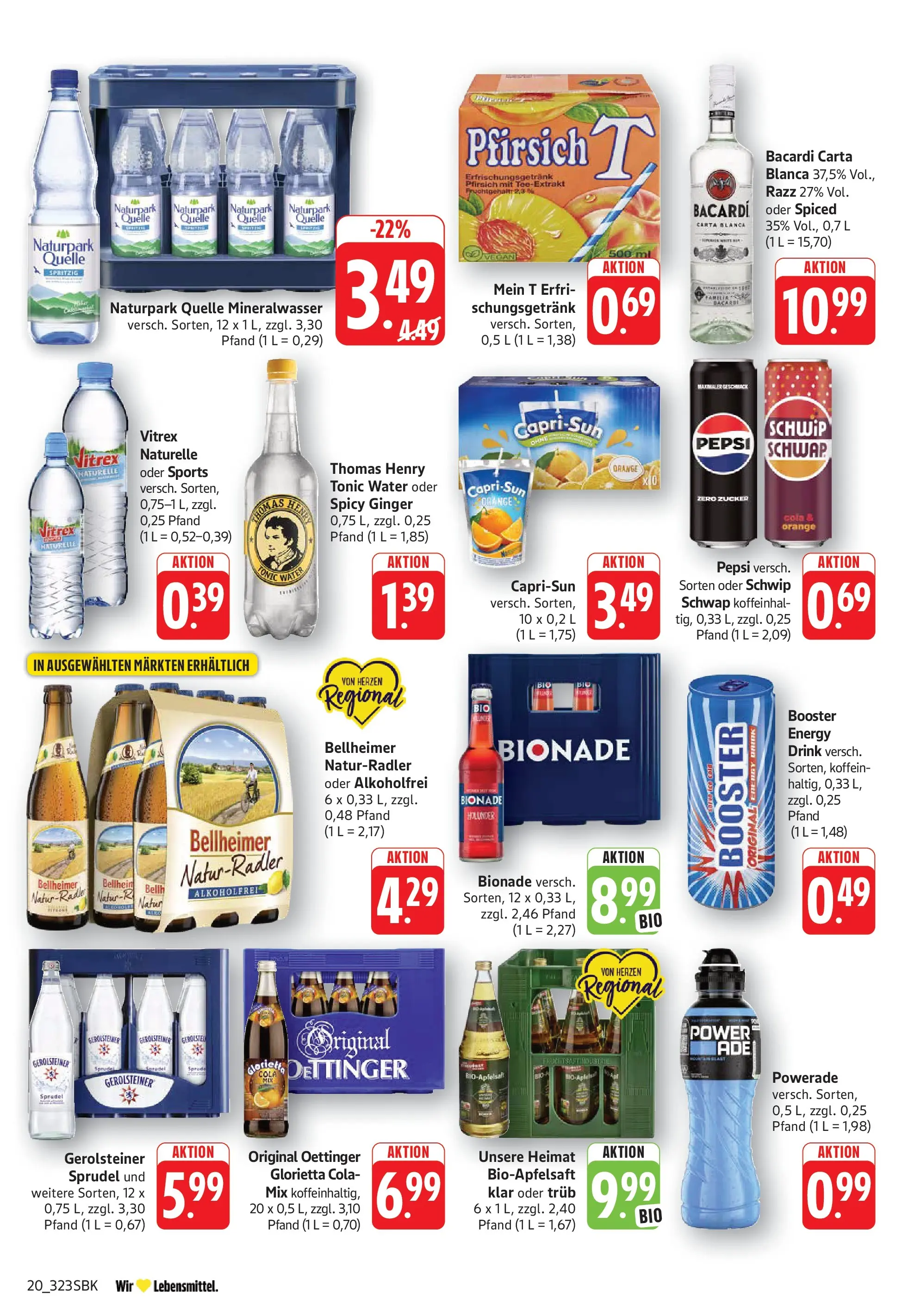 E center Prospekt Bad Bergzabern	 (ab 17.05.2026) zum Blättern | Seite: 26 | Produkte: Bacardi, Mineralwasser, Pepsi, Gerolsteiner