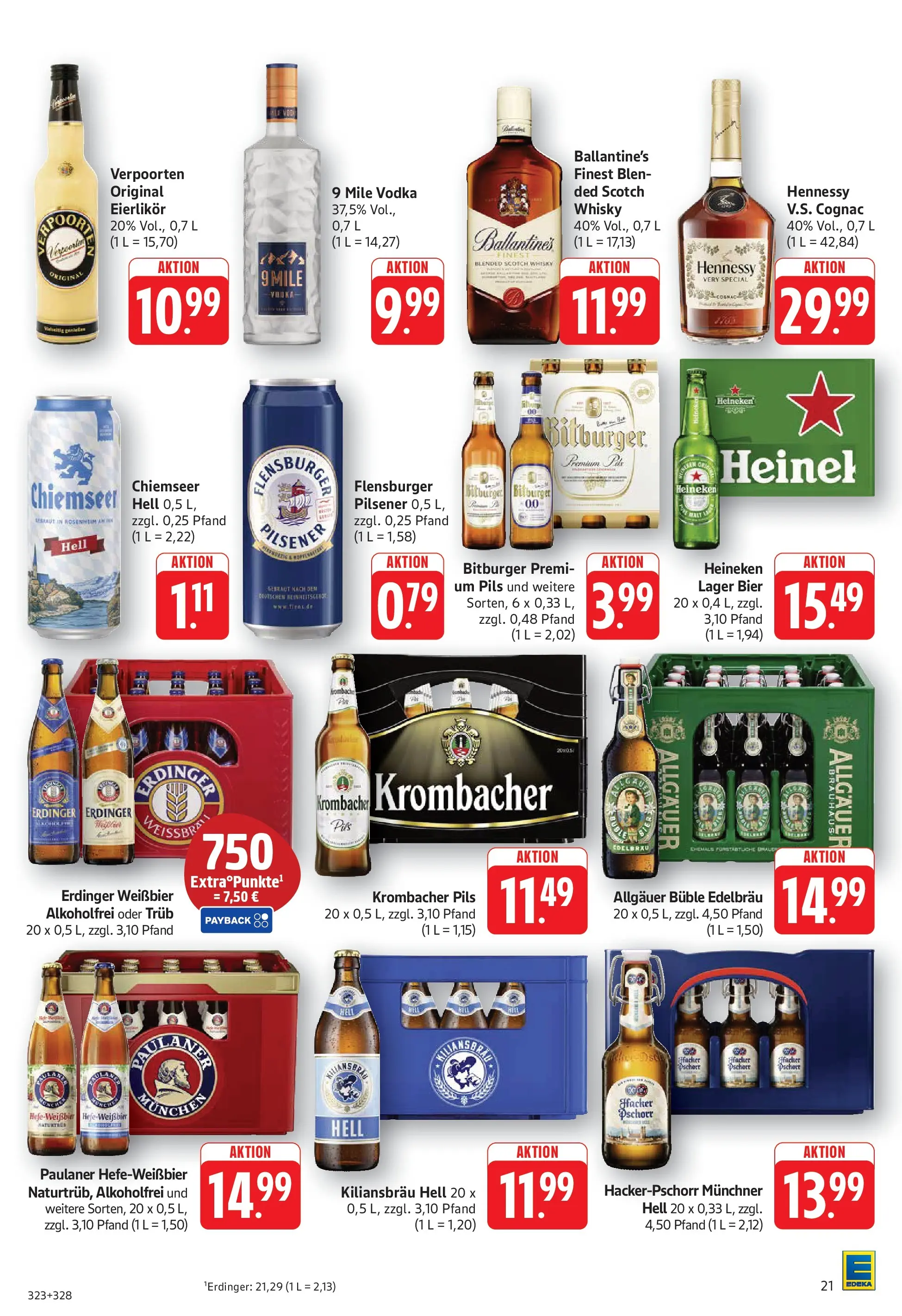 E center Prospekt Bad Bergzabern	 (ab 17.05.2026) zum Blättern | Seite: 27 | Produkte: Erdinger, Bier, Burger, Vodka