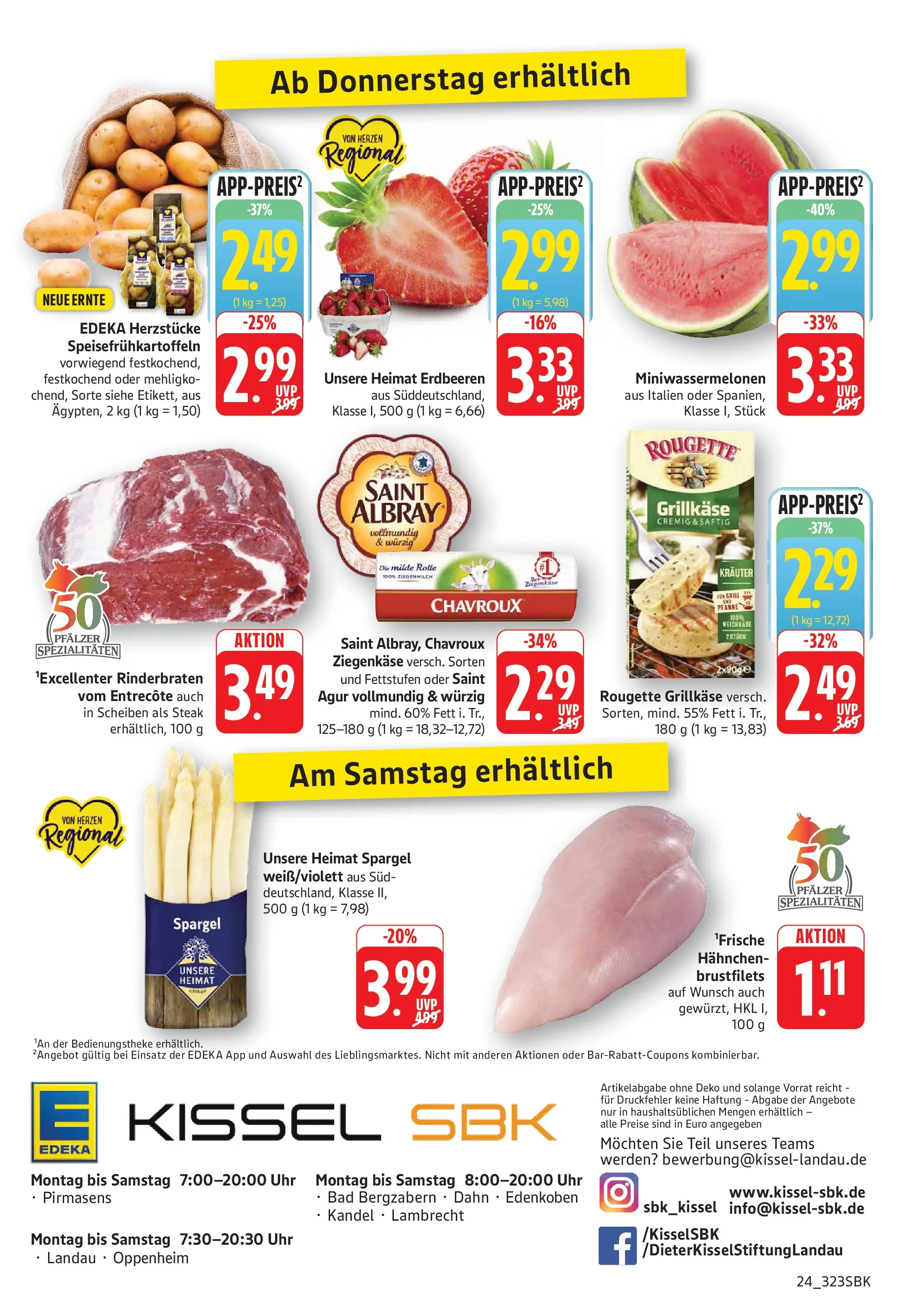 E center Prospekt Bad Bergzabern	 (ab 17.05.2026) zum Blättern | Seite: 30 | Produkte: Rinderbraten, Hahnchen, Ziegenkäse, Bad