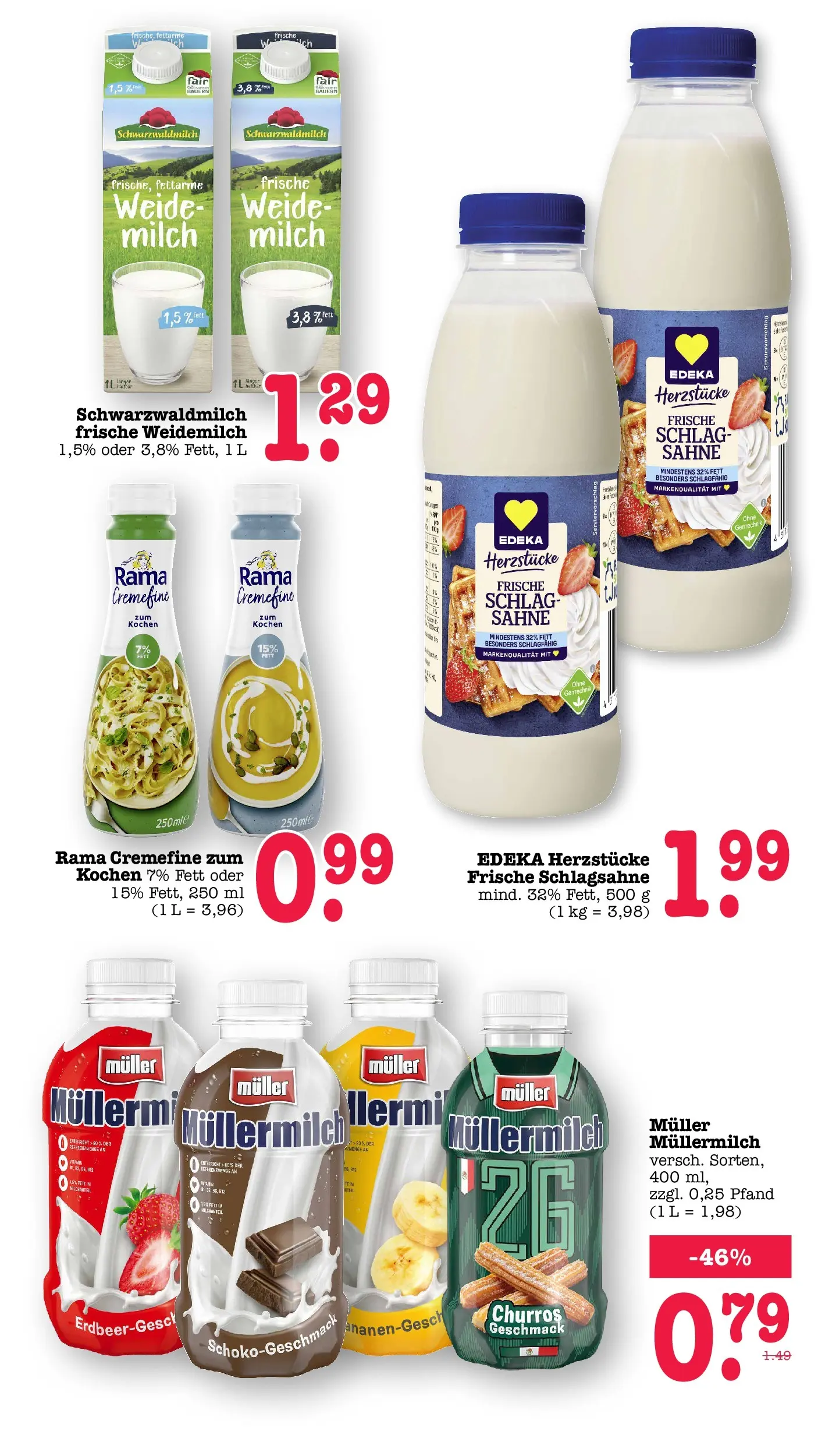 Edeka prospekt Wörth Am Rhein (ab 17.05.2026) » Angebote Online | Seite: 34 | Produkte: Rama, Rama cremefine, Müllermilch, Sahne Edeka prospekt Wörth Am Rhein (ab 17.05.2026) » Angebote Online | Seite: 34 | Produkte: Rama, Rama cremefine, Müllermilch, Sahne