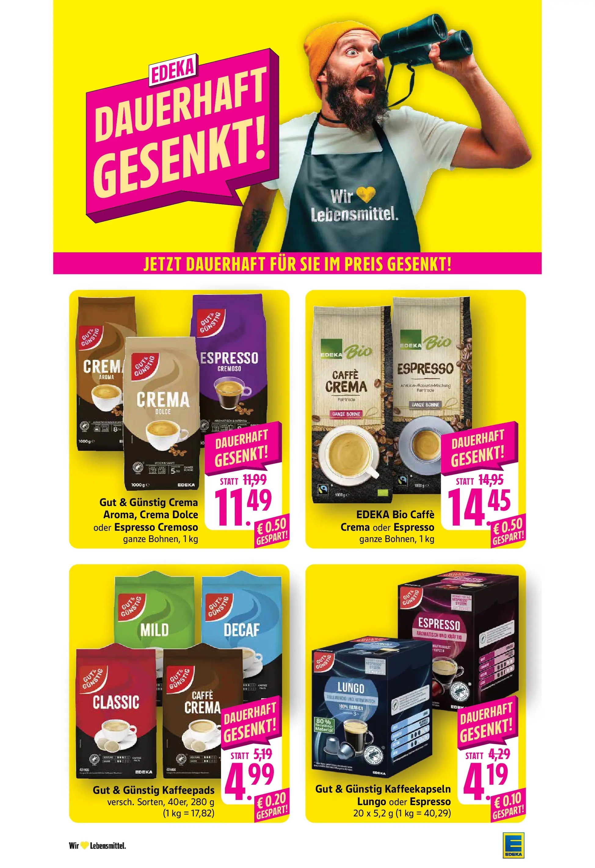 Edeka prospekt Walldorf	 (ab 17.05.2026) » Angebote Online | Seite: 32 | Produkte: Kaffeepads