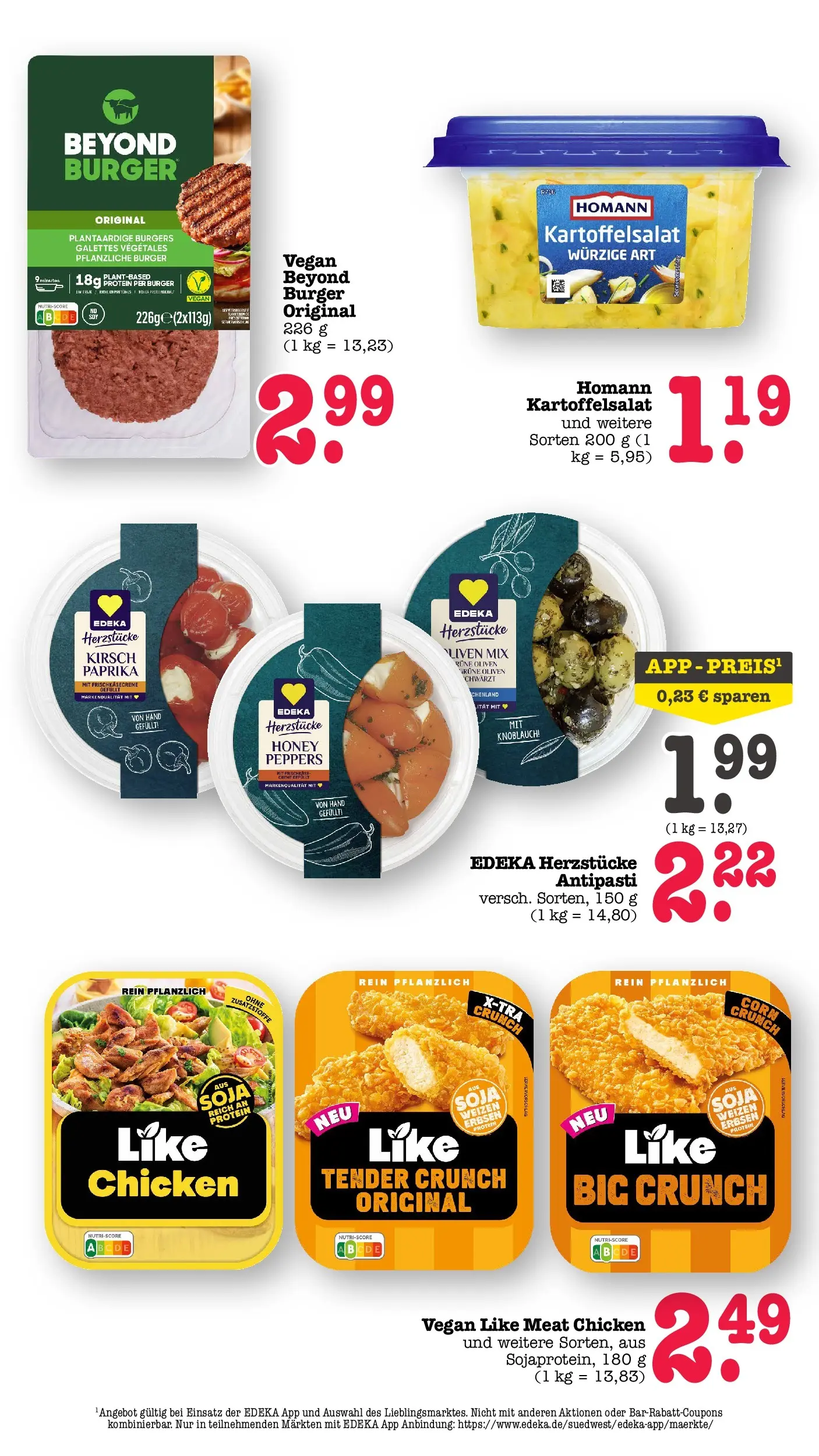 Edeka prospekt Wörth Am Rhein (ab 17.05.2026) » Angebote Online | Seite: 38 | Produkte: Burger, Paprika, Knoblauch, Erbsen Edeka prospekt Wörth Am Rhein (ab 17.05.2026) » Angebote Online | Seite: 38 | Produkte: Burger, Paprika, Knoblauch, Erbsen