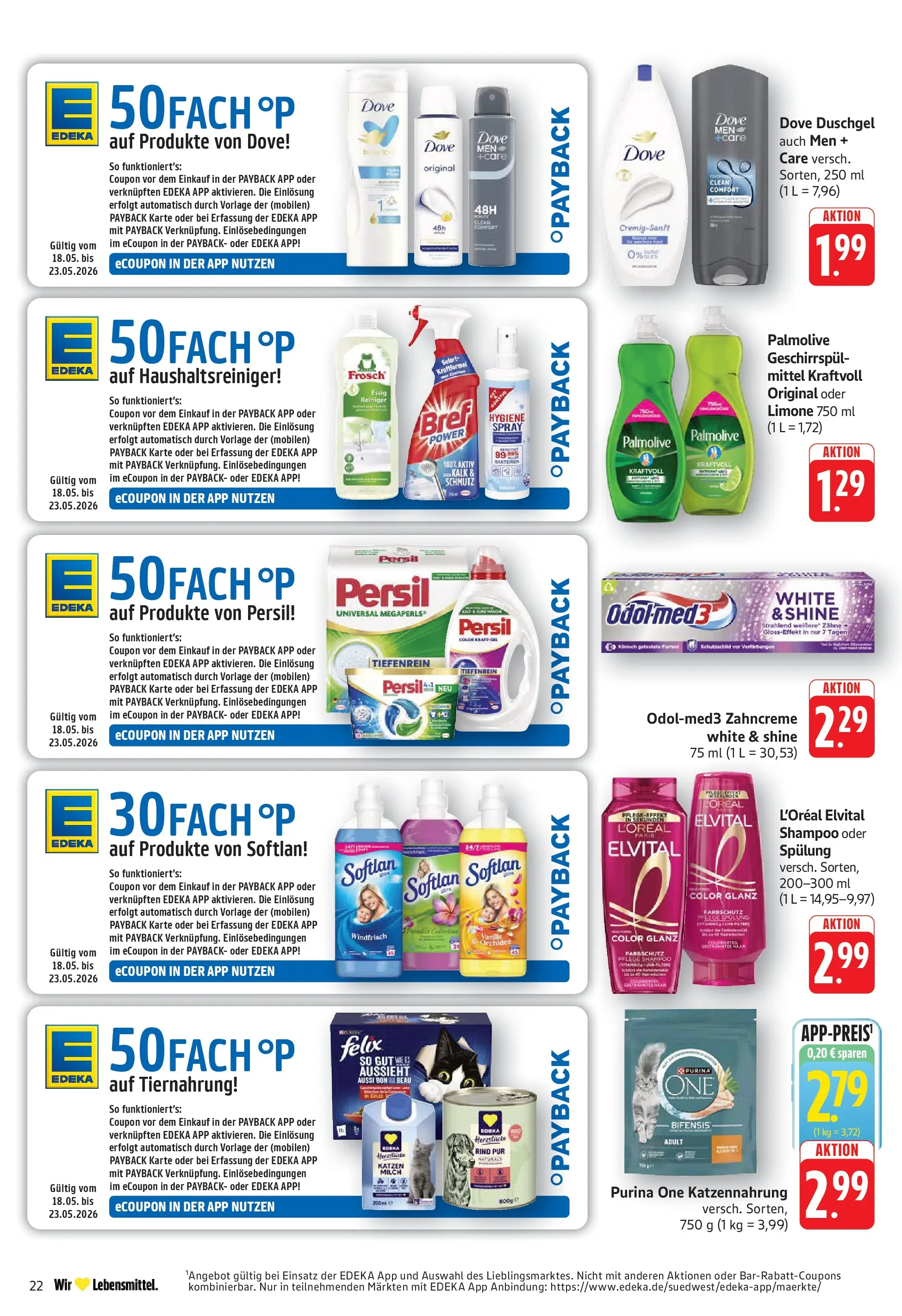 Edeka prospekt Geislingen	 (ab 17.05.2026) » Angebote Online | Seite: 28 | Produkte: Purina one, Orchidee, Shampoo, Shower Gel