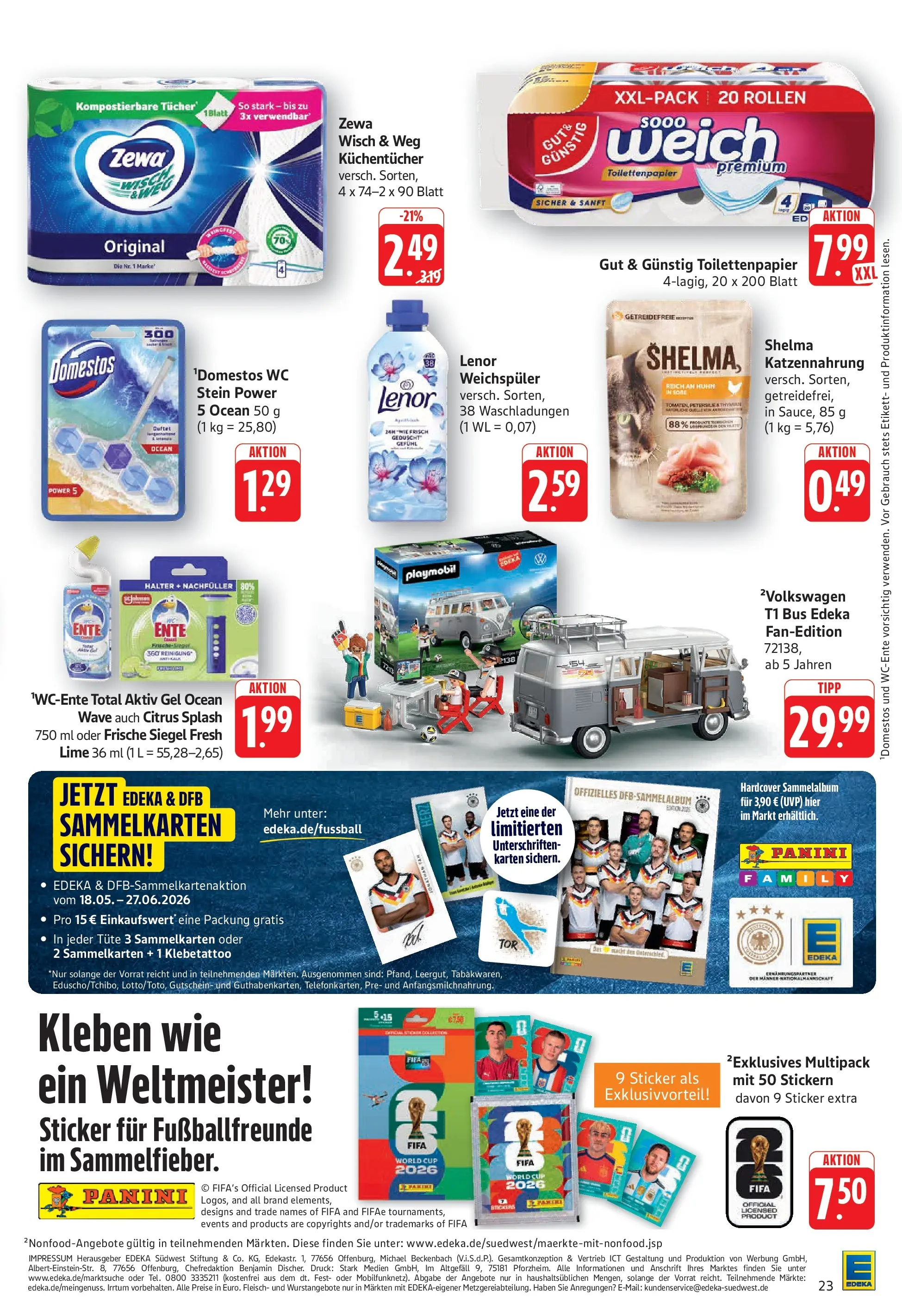 Edeka prospekt Geislingen	 (ab 17.05.2026) » Angebote Online | Seite: 29 | Produkte: WC Stein, Fleisch, Ente, Toilettenpapier