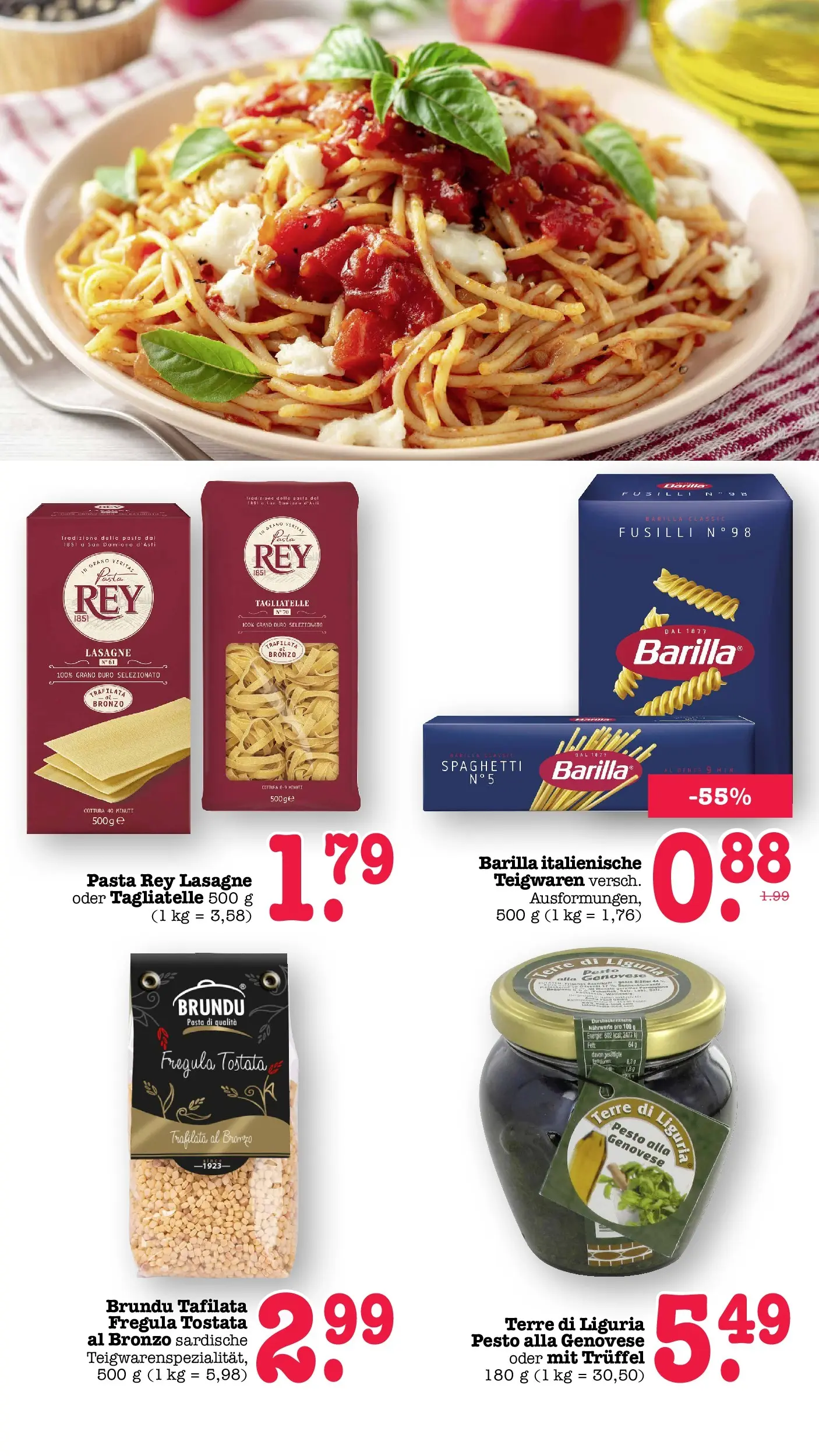 Edeka prospekt Bühlertal (ab 17.05.2026) » Angebote Online | Seite: 51 | Produkte: Barilla, Pasta Edeka prospekt Bühlertal (ab 17.05.2026) » Angebote Online | Seite: 51 | Produkte: Barilla, Pasta