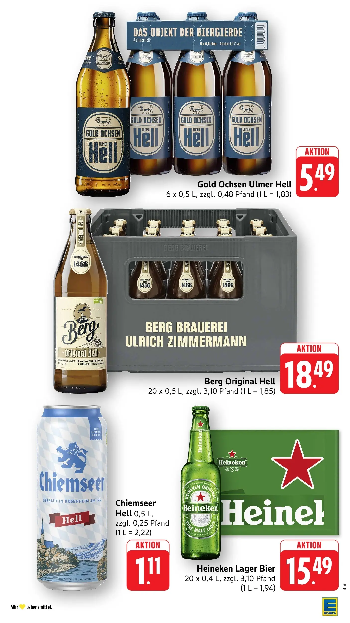 Edeka prospekt Göppingen-Ursenwang	 (ab 17.05.2026) » Angebote Online | Seite: 40 | Produkte: Bier, Heineken