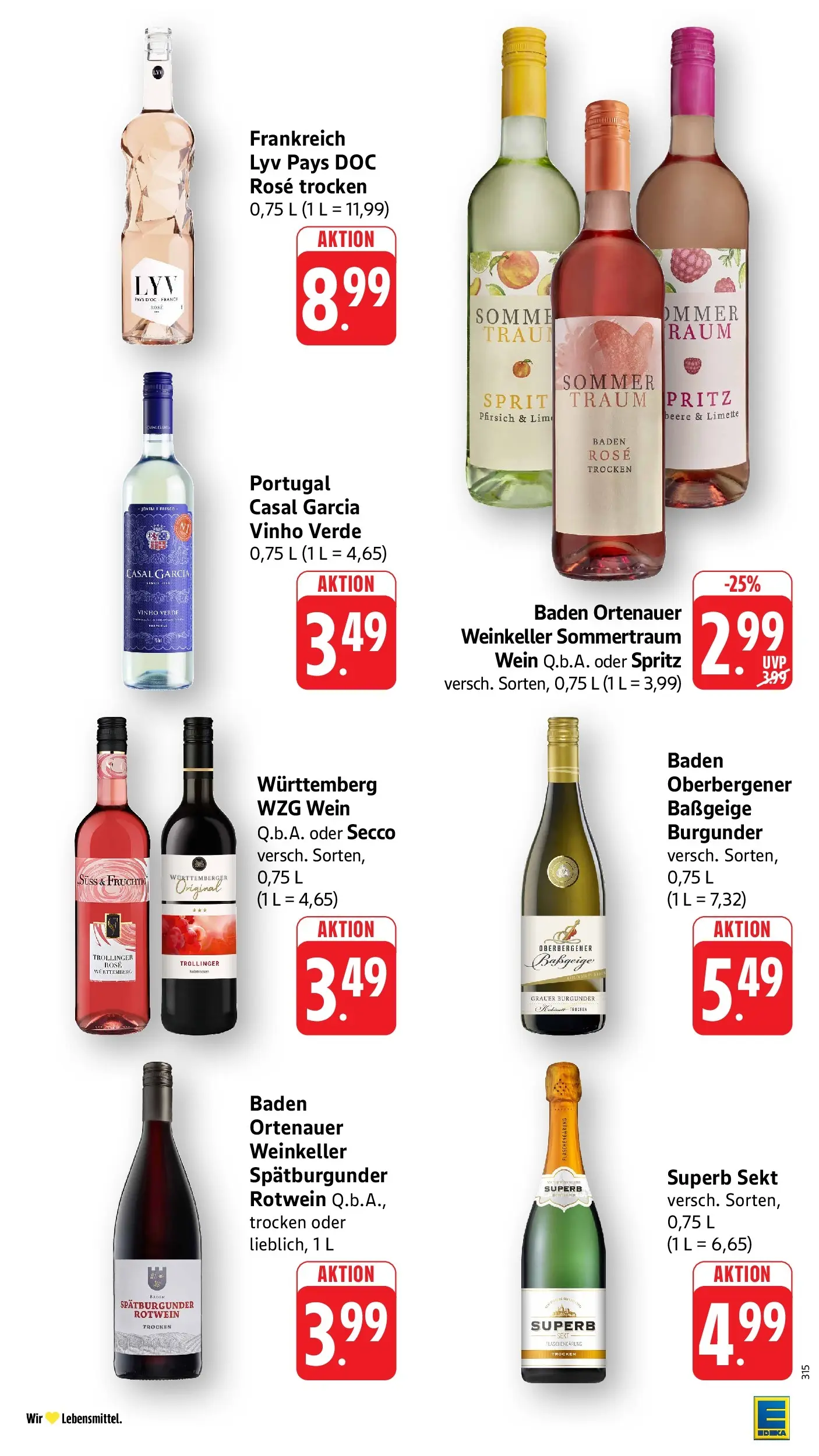 Edeka prospekt Überlingen	 (ab 17.05.2026) » Angebote Online | Seite: 37 | Produkte: Rotwein, Sekt, Limette, Wein