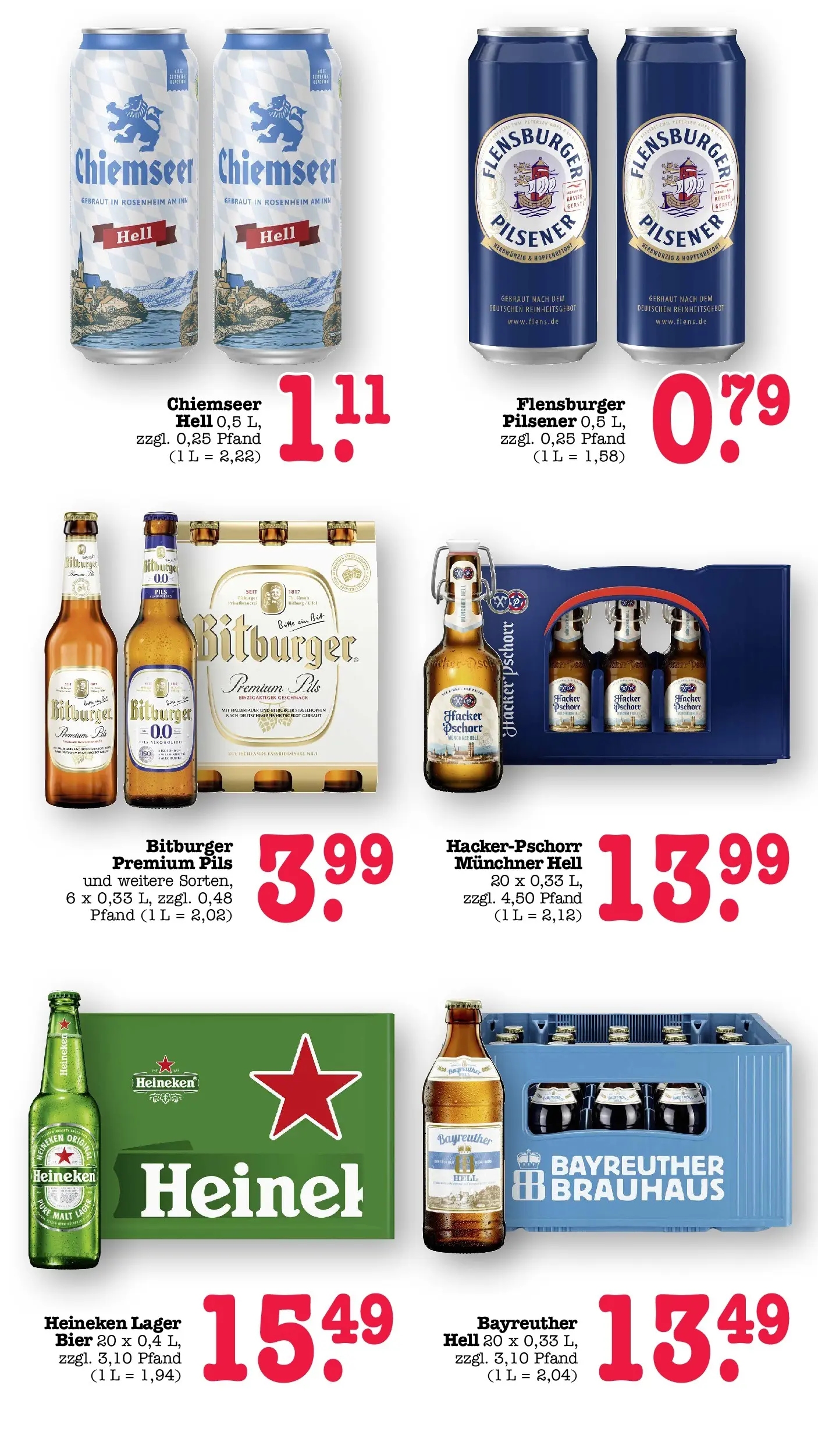 Edeka prospekt Wörth Am Rhein (ab 17.05.2026) » Angebote Online | Seite: 56 | Produkte: Bayreuther hell, Pils, Flensburger, Heineken Edeka prospekt Wörth Am Rhein (ab 17.05.2026) » Angebote Online | Seite: 56 | Produkte: Bayreuther hell, Pils, Flensburger, Heineken