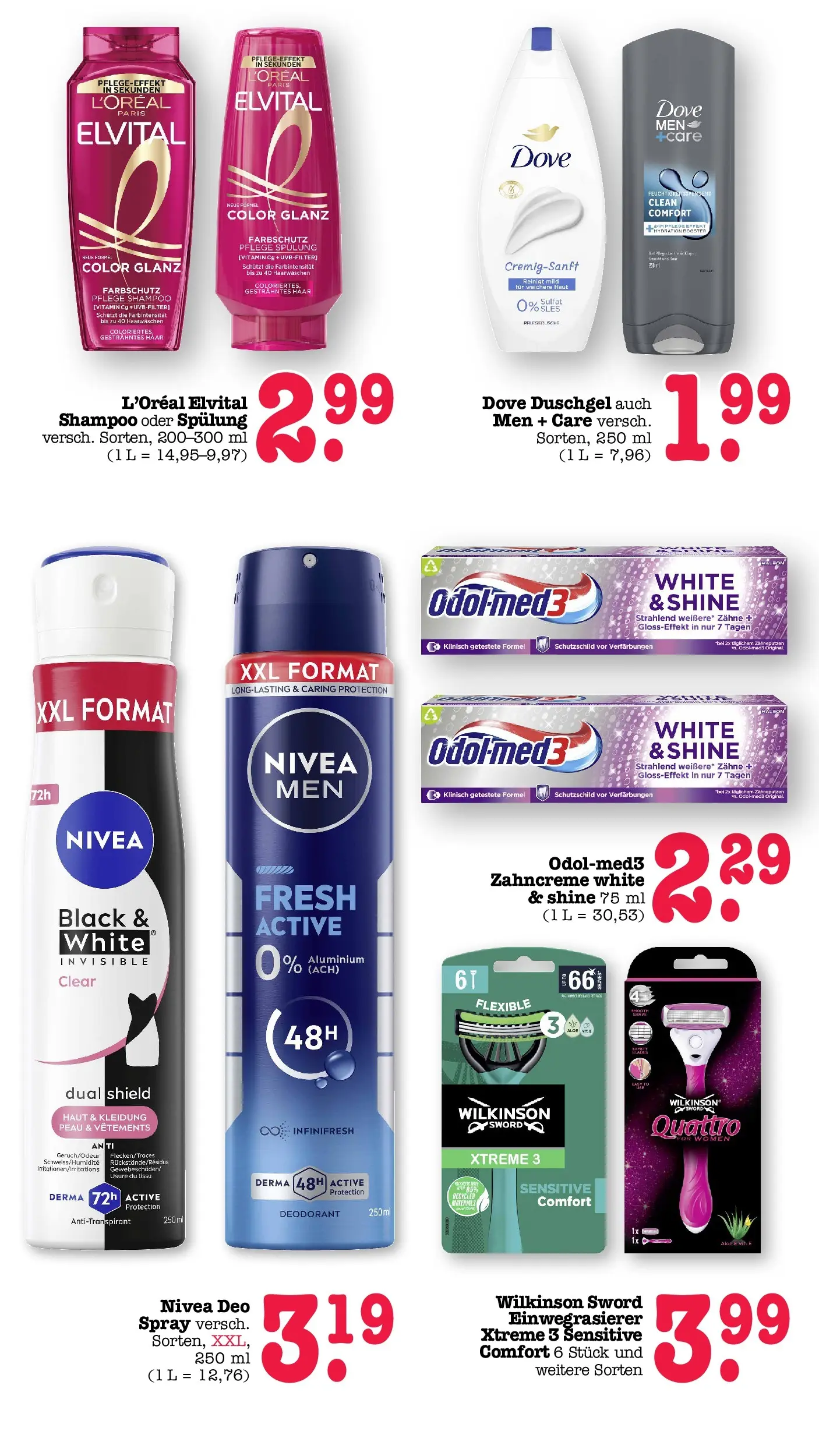 Edeka prospekt Wörth Am Rhein (ab 17.05.2026) » Angebote Online | Seite: 63 | Produkte: Shampoo, Spülung, Deodorant, Antitranspirant Edeka prospekt Wörth Am Rhein (ab 17.05.2026) » Angebote Online | Seite: 63 | Produkte: Shampoo, Spülung, Deodorant, Antitranspirant