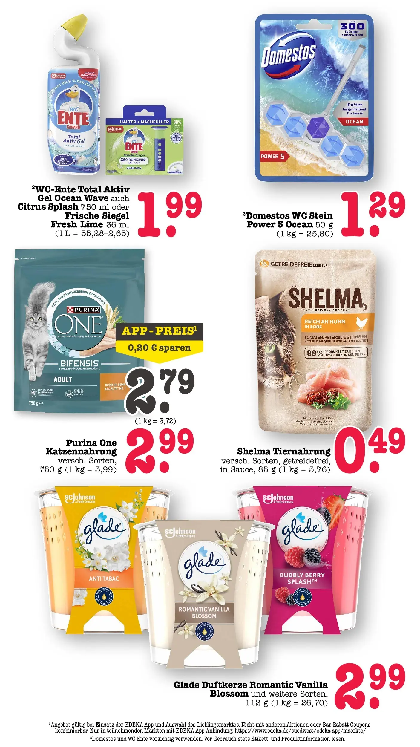 Edeka prospekt Wörth Am Rhein (ab 17.05.2026) » Angebote Online | Seite: 65 | Produkte: Purina one, WC Stein, Petersilie, Ente Edeka prospekt Wörth Am Rhein (ab 17.05.2026) » Angebote Online | Seite: 65 | Produkte: Purina one, WC Stein, Petersilie, Ente
