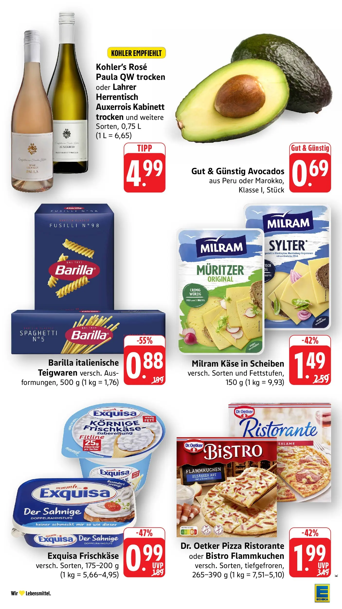 Edeka prospekt Ettenheim	 (ab 17.05.2026) » Angebote Online | Seite: 11 | Produkte: Ristorante, Barilla, Exquisa, Frischkase