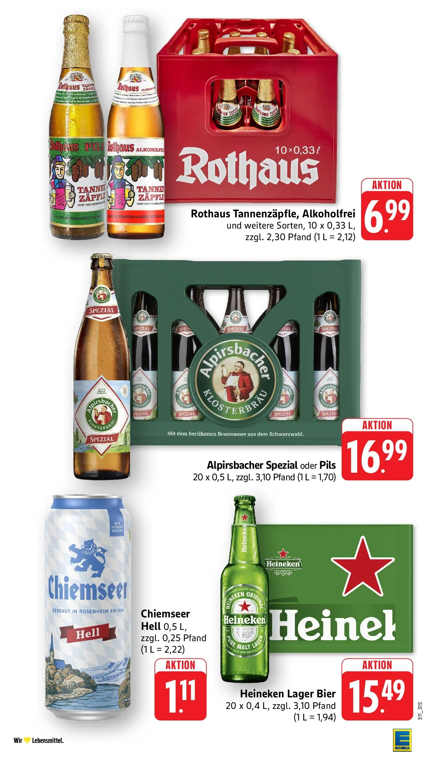Edeka prospekt Ettenheim	 (ab 17.05.2026) » Angebote Online | Seite: 38 | Produkte: Bier, Pils, Heineken