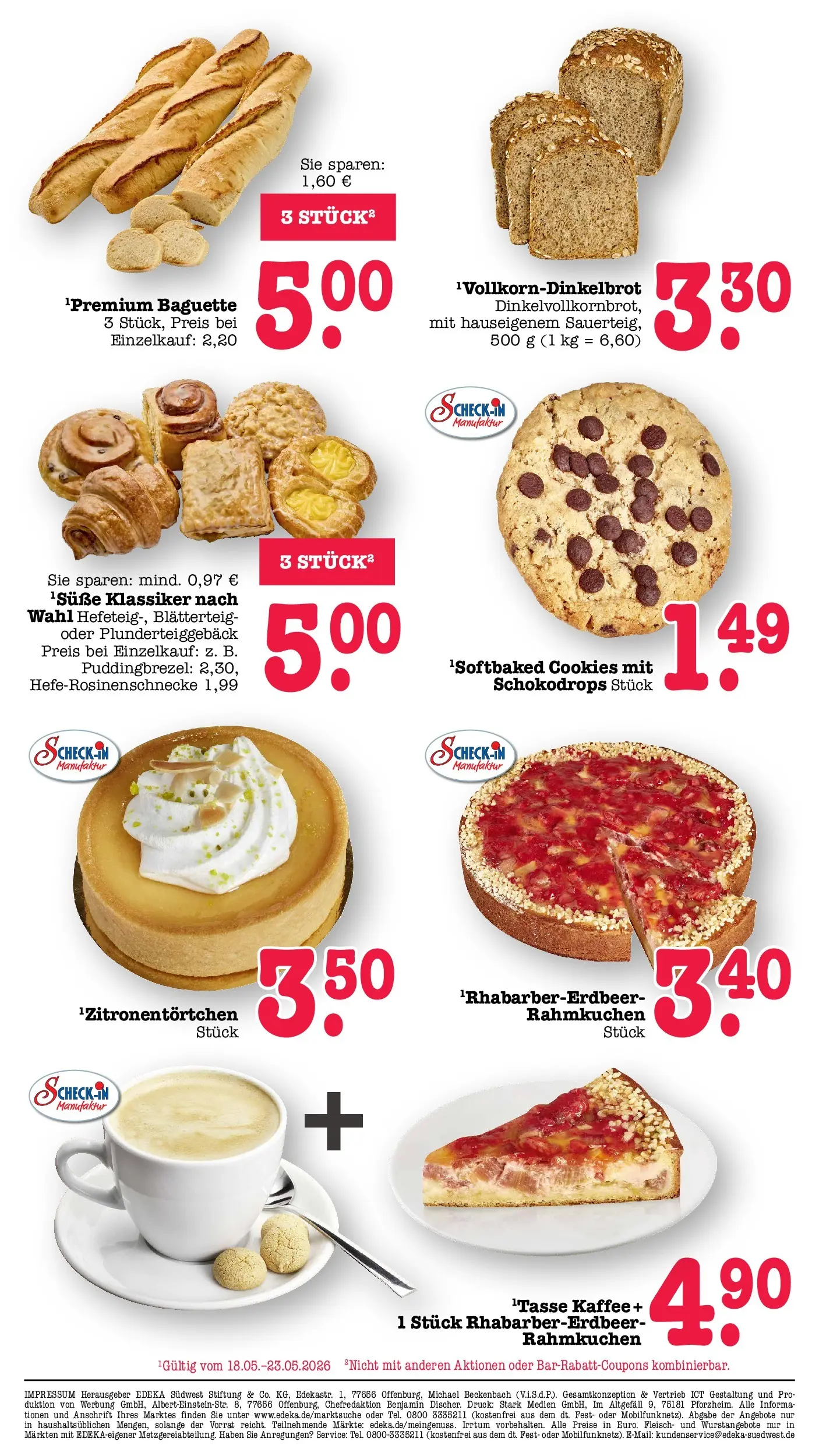 Edeka prospekt Wörth Am Rhein (ab 17.05.2026) » Angebote Online | Seite: 26 | Produkte: Kaffee, Baguette, Fleisch Edeka prospekt Wörth Am Rhein (ab 17.05.2026) » Angebote Online | Seite: 26 | Produkte: Kaffee, Baguette, Fleisch