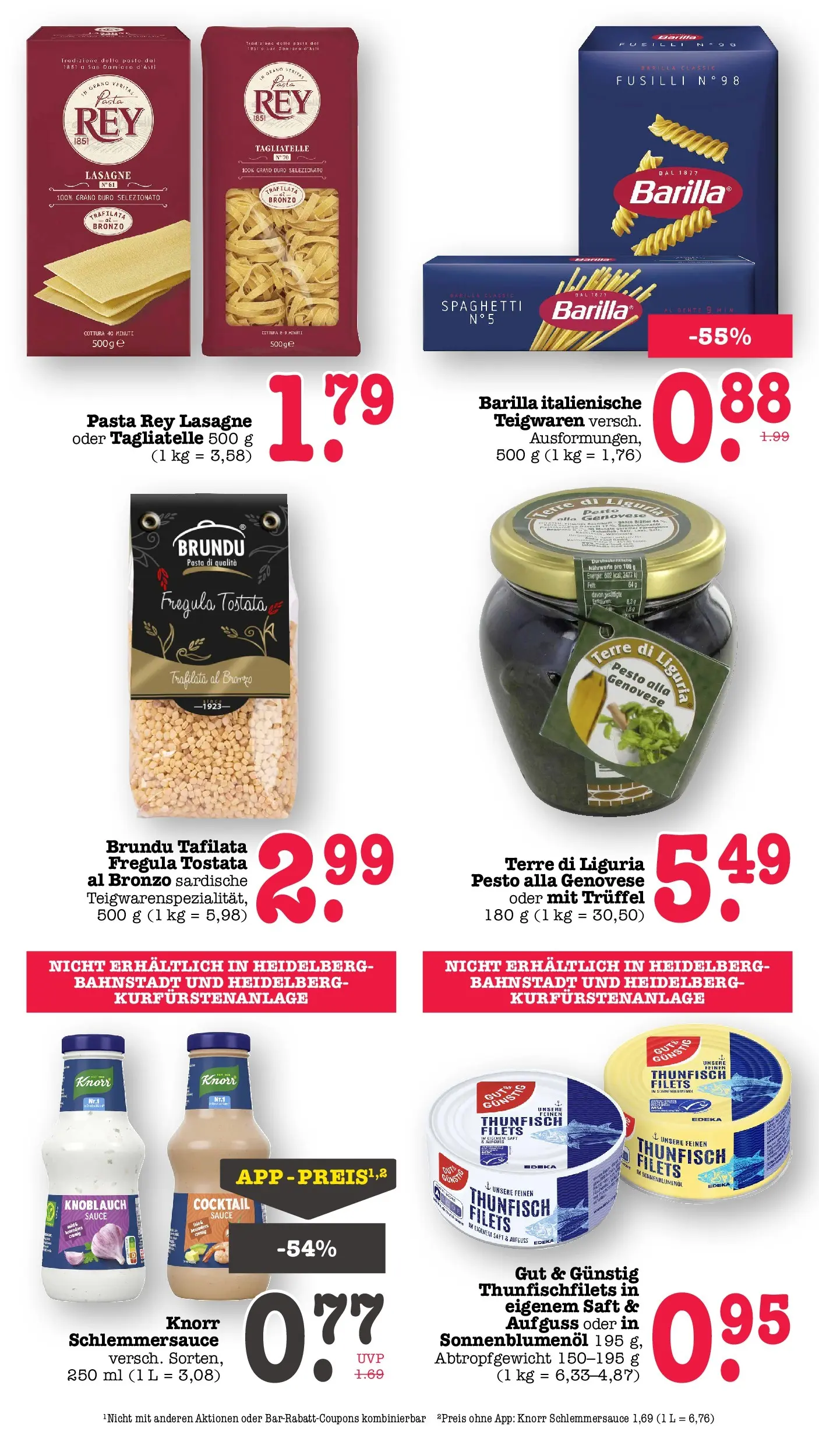 Edeka prospekt Wörth Am Rhein (ab 17.05.2026) » Angebote Online | Seite: 45 | Produkte: Barilla, Sonnenblumenol, Knorr, Pasta Edeka prospekt Wörth Am Rhein (ab 17.05.2026) » Angebote Online | Seite: 45 | Produkte: Barilla, Sonnenblumenol, Knorr, Pasta