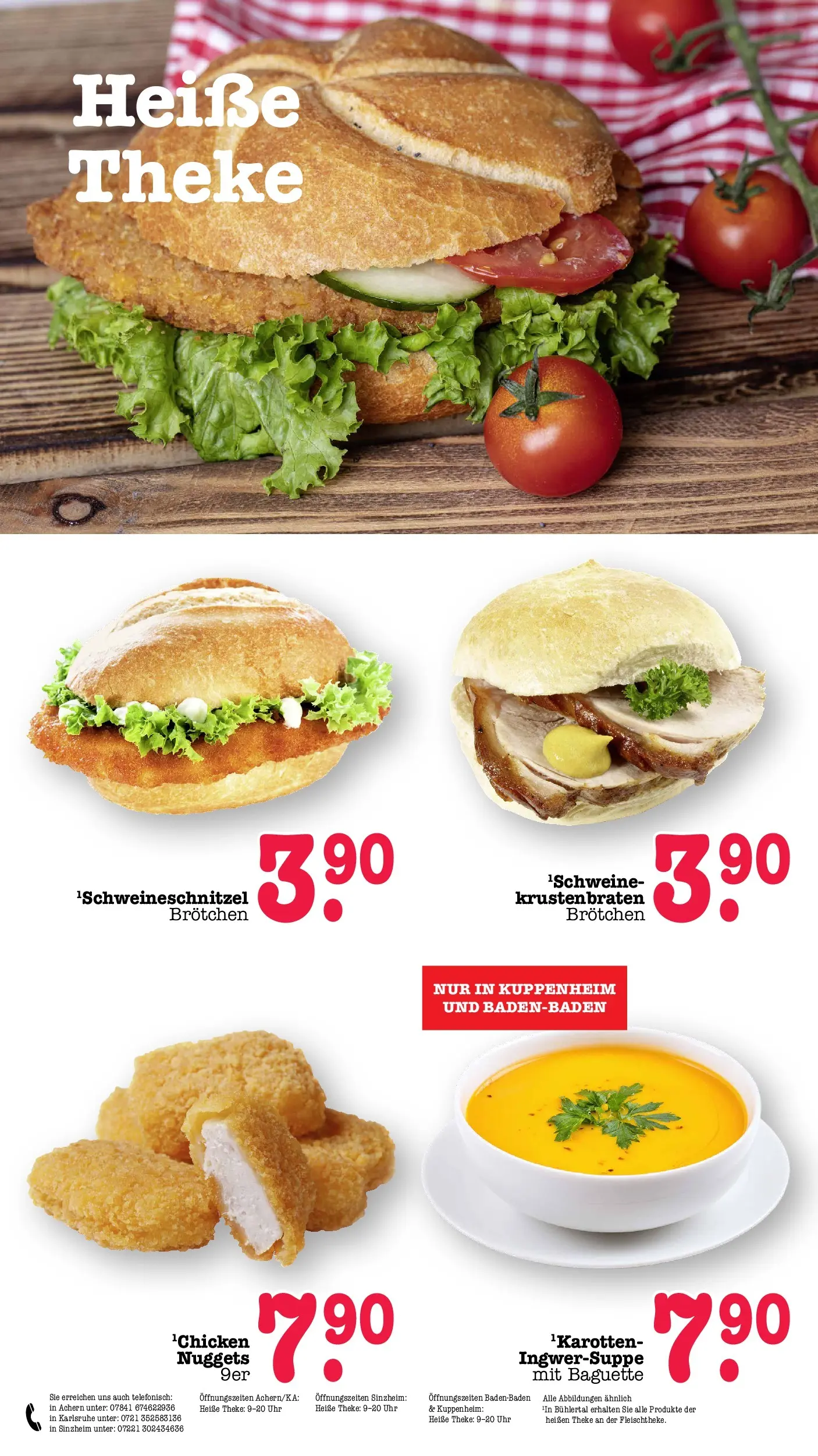 Edeka prospekt Bühlertal (ab 17.05.2026) » Angebote Online | Seite: 33 | Produkte: Theke, Baguette, Krustenbraten, Uhr Edeka prospekt Bühlertal (ab 17.05.2026) » Angebote Online | Seite: 33 | Produkte: Theke, Baguette, Krustenbraten, Uhr