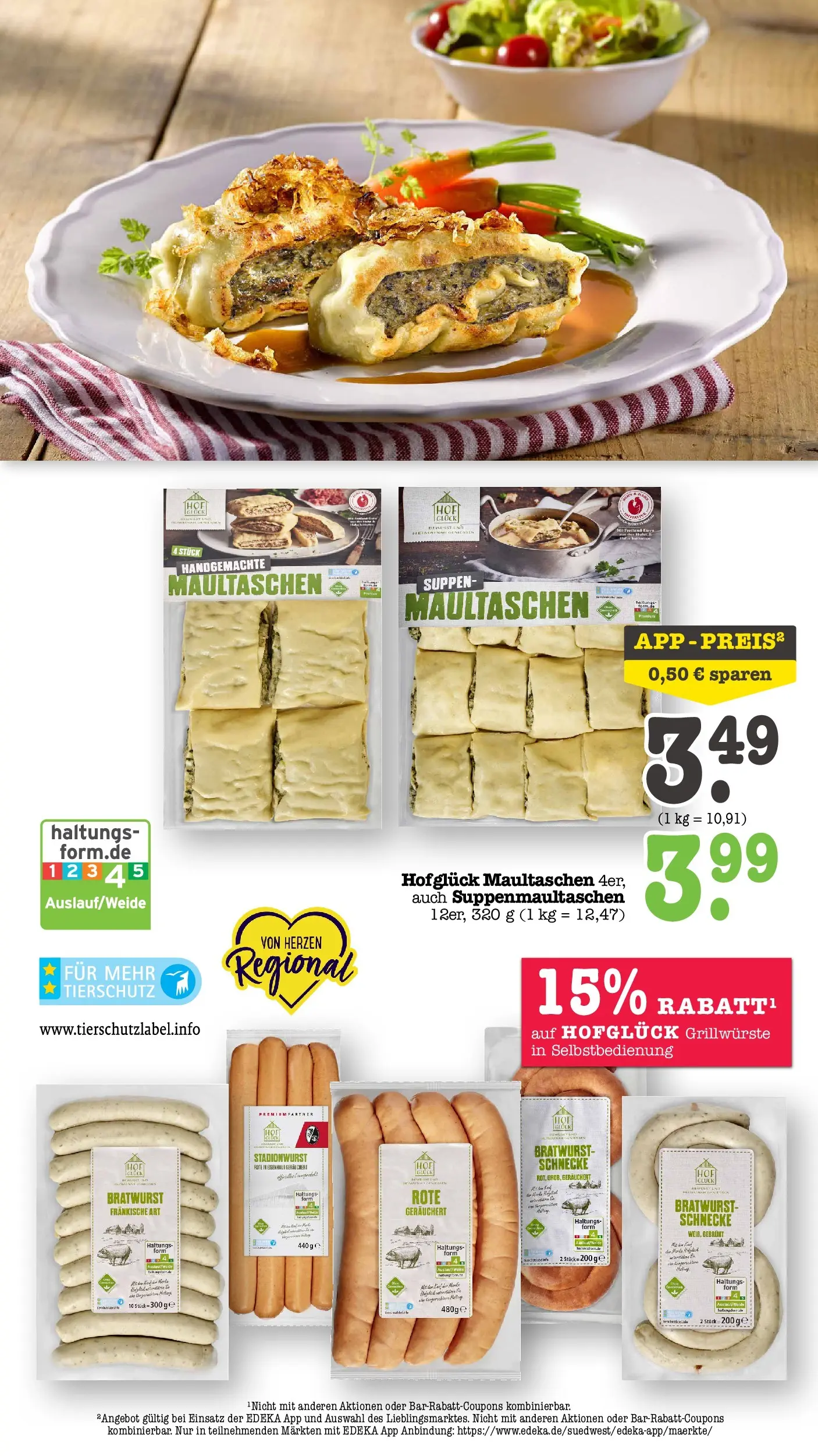 Edeka prospekt Bühlertal (ab 17.05.2026) » Angebote Online | Seite: 46 | Produkte: Bratwurst, Maultaschen Edeka prospekt Bühlertal (ab 17.05.2026) » Angebote Online | Seite: 46 | Produkte: Bratwurst, Maultaschen
