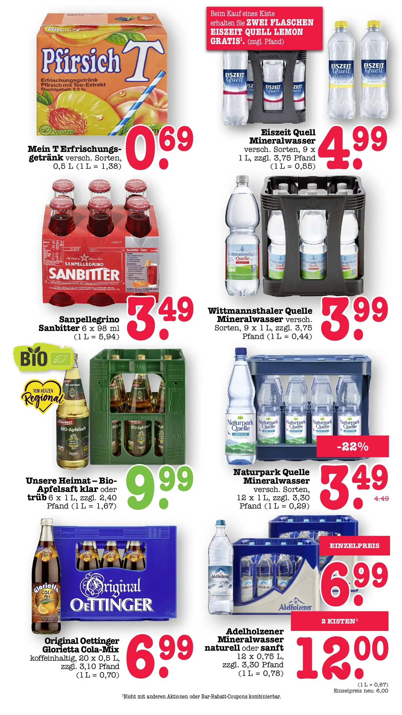 Edeka prospekt Bühlertal (ab 17.05.2026) » Angebote Online | Seite: 60 | Produkte: Adelholzener, Oettinger, Apfelsaft, Apple Edeka prospekt Bühlertal (ab 17.05.2026) » Angebote Online | Seite: 60 | Produkte: Adelholzener, Oettinger, Apfelsaft, Apple