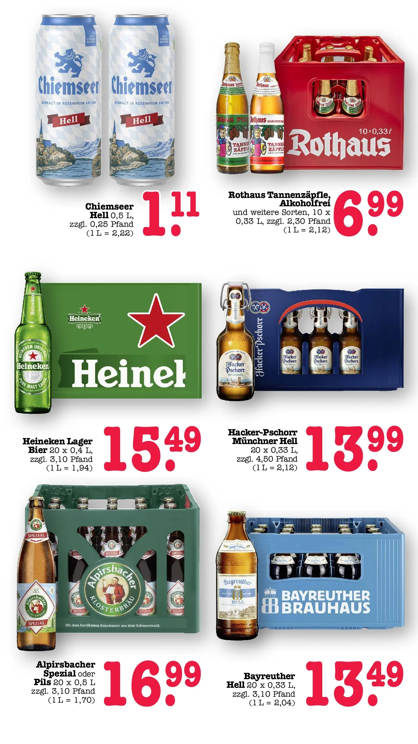 Edeka prospekt Bühlertal (ab 17.05.2026) » Angebote Online | Seite: 62 | Produkte: Bayreuther hell, Bier, Pils, Heineken Edeka prospekt Bühlertal (ab 17.05.2026) » Angebote Online | Seite: 62 | Produkte: Bayreuther hell, Bier, Pils, Heineken