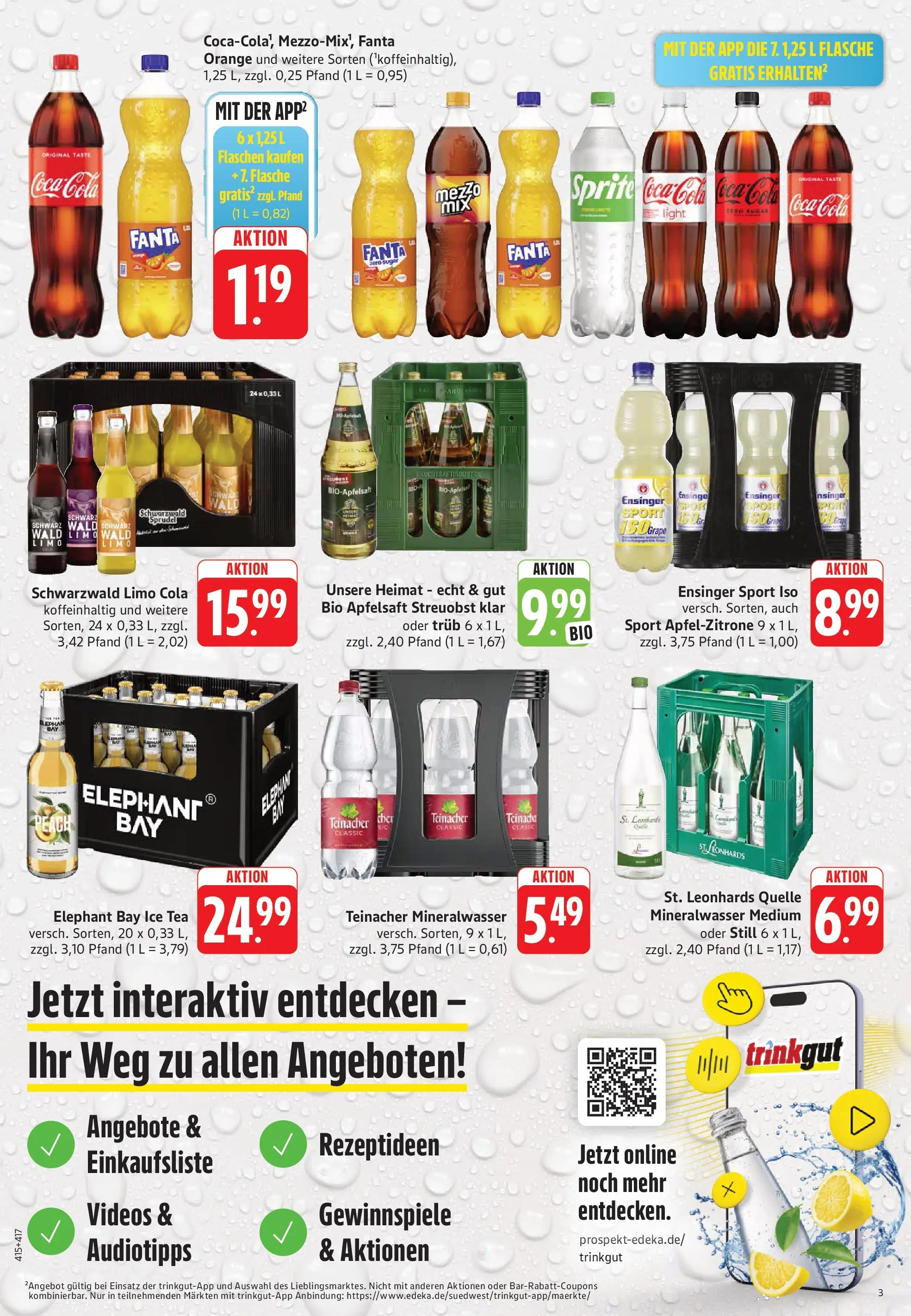 Trinkgut Prospekt Pforzheim	 (ab 17.05.2026) » Angebote online | Seite: 3 | Produkte: Fanta, Sprite, Apfelsaft, Mineralwasser