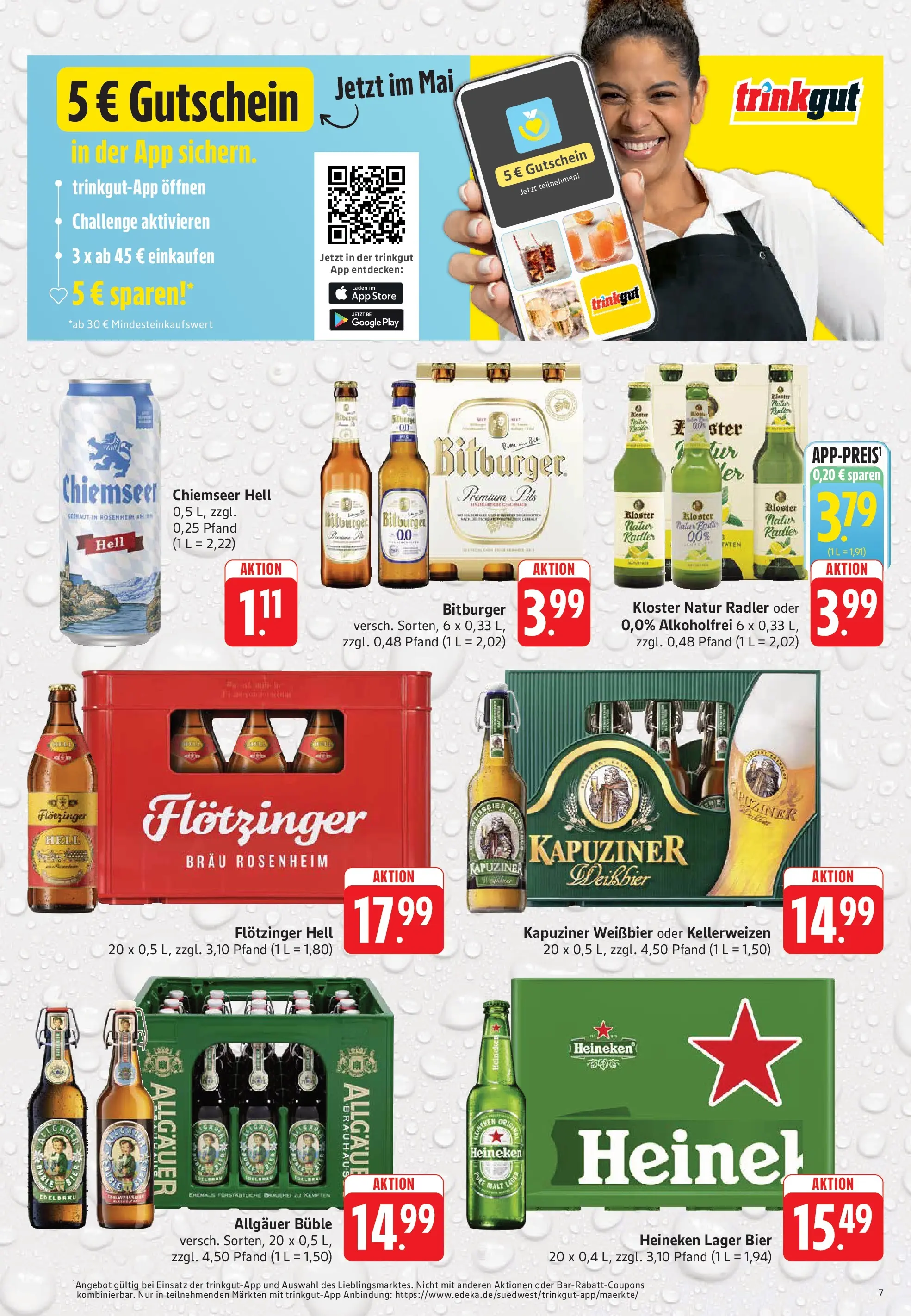 Trinkgut Prospekt Bad Kreuznach	 (ab 17.05.2026) » Angebote online | Seite: 7 | Produkte: Bitburger, Bier, Heineken, Radler