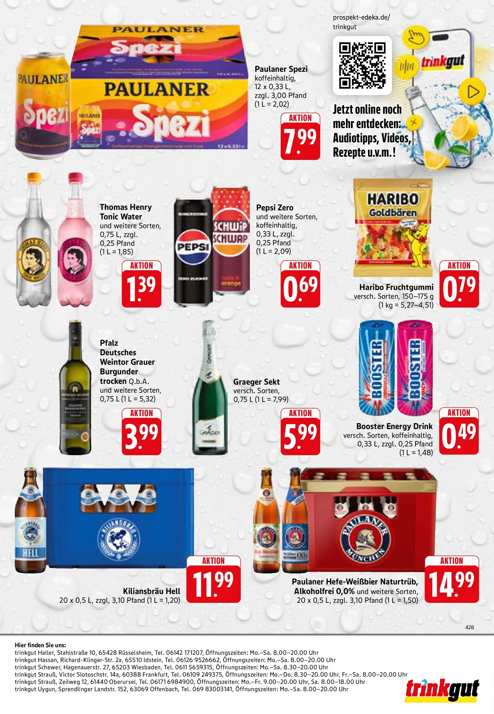 Trinkgut Prospekt Oberursel	 (ab 17.05.2026) » Angebote online | Seite: 8 | Produkte: Haribo, Energy, Paulaner spezi, Sekt