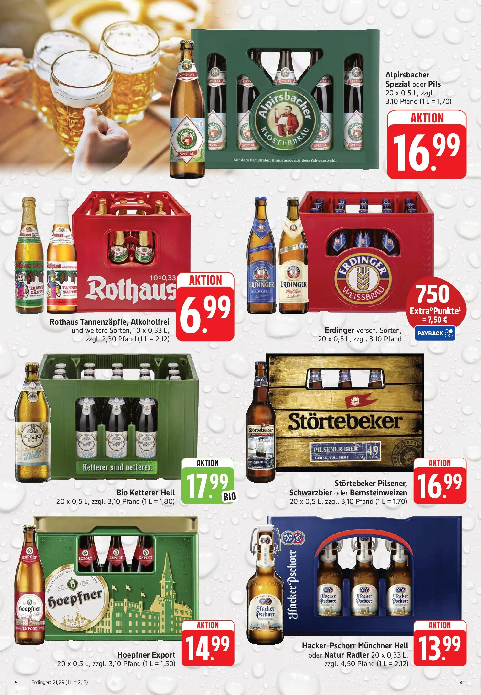 Trinkgut Prospekt Karlsbad - Langensteinbach	 (ab 17.05.2026) » Angebote online | Seite: 6 | Produkte: Erdinger, Bier, Pils, Radler