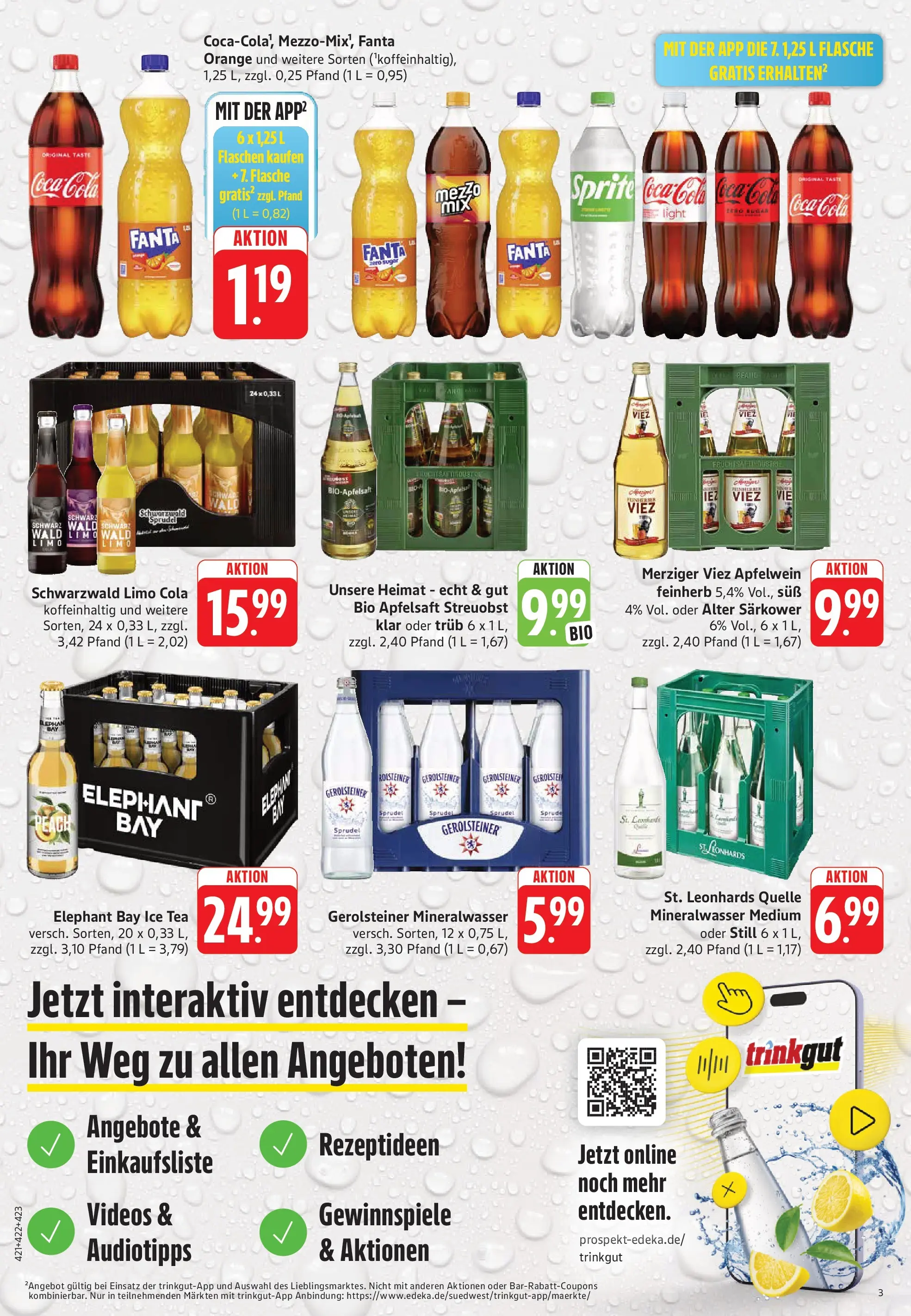 Trinkgut Prospekt Bad Kreuznach	 (ab 17.05.2026) » Angebote online | Seite: 3 | Produkte: Coca cola, Cola, Apfelsaft, Gerolsteiner
