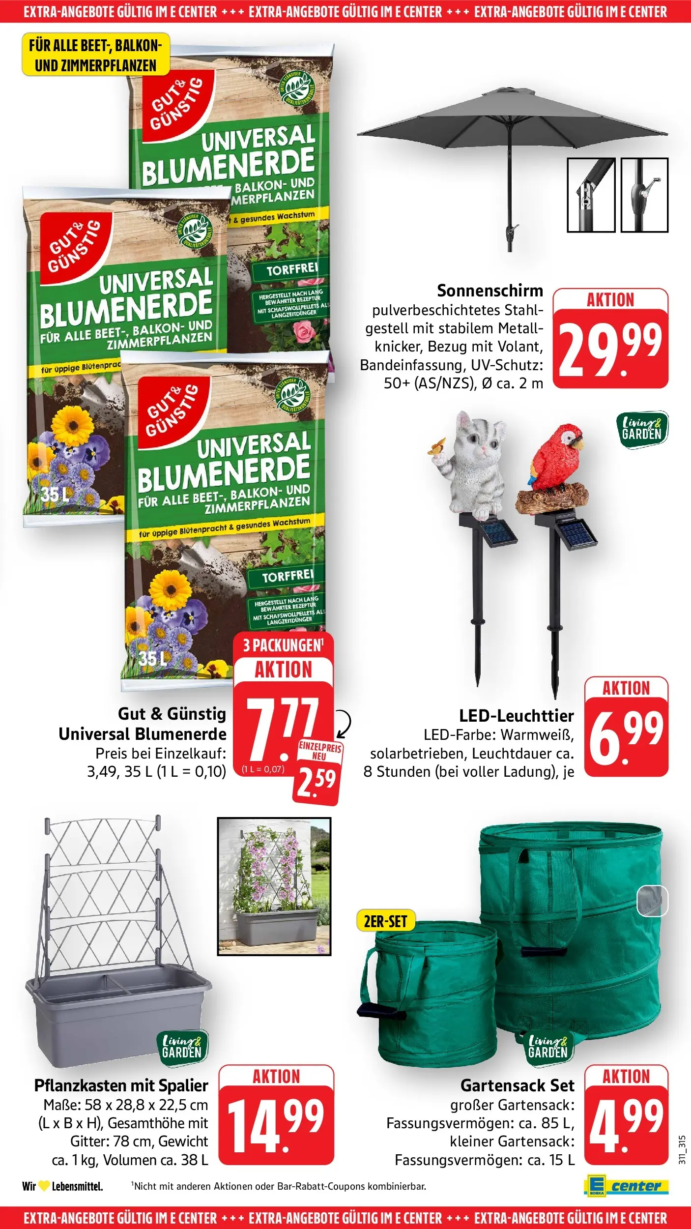 E center Prospekt Villingen-Schwenningen (ab 17.05.2026) zum Blättern | Seite: 74 | Produkte: Gewicht, Blumenerde, Sonnenschirm E center Prospekt Villingen-Schwenningen (ab 17.05.2026) zum Blättern | Seite: 74 | Produkte: Gewicht, Blumenerde, Sonnenschirm