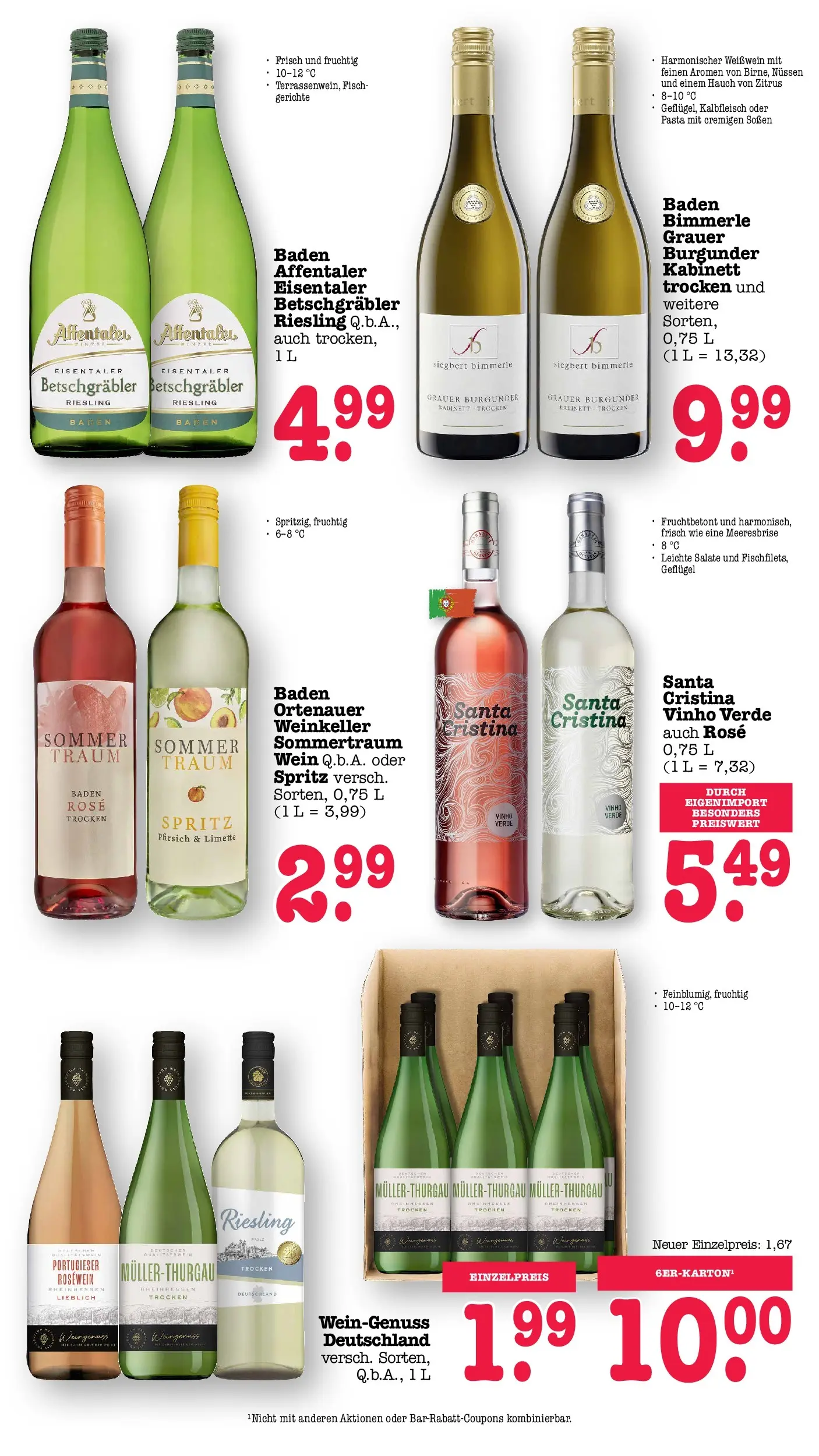 E center Prospekt Karlsruhe (ab 17.05.2026) zum Blättern | Seite: 63 | Produkte: Weißwein, Fisch, Limette, Pasta E center Prospekt Karlsruhe (ab 17.05.2026) zum Blättern | Seite: 63 | Produkte: Weißwein, Fisch, Limette, Pasta