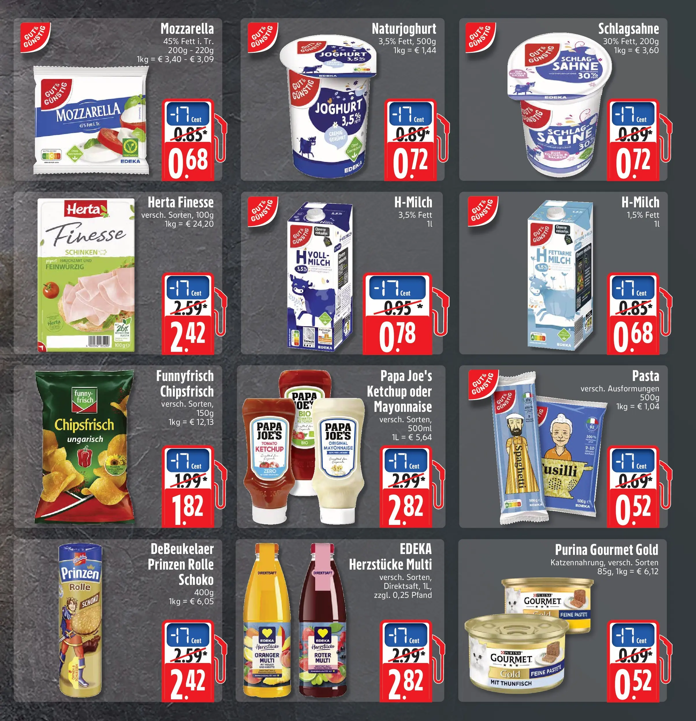 Marktkauf Prospekt Ostfildern	 (ab 17.05.2026) » Angebote online | Seite: 3 | Produkte: Milch, Mozzarella, Mayonnaise, Pasta
