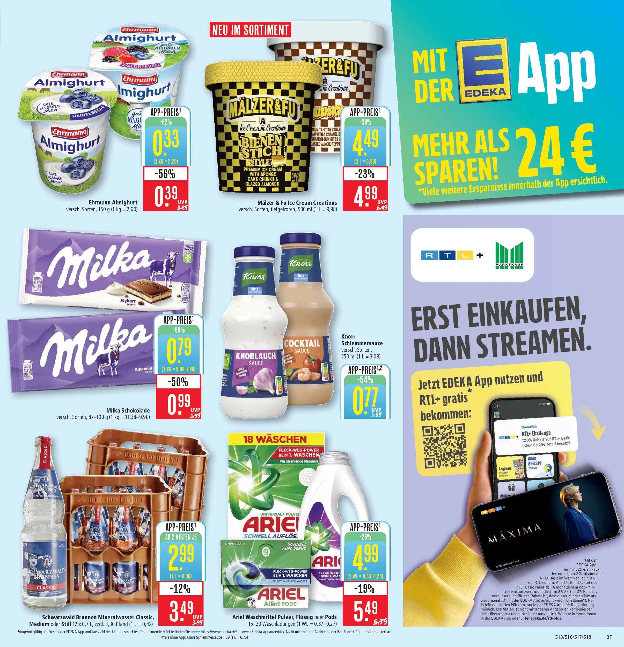 Marktkauf Prospekt Ostfildern	 (ab 17.05.2026) » Angebote online | Seite: 5 | Produkte: Ehrmann almighurt, Milka schokolade, Knorr, Milka