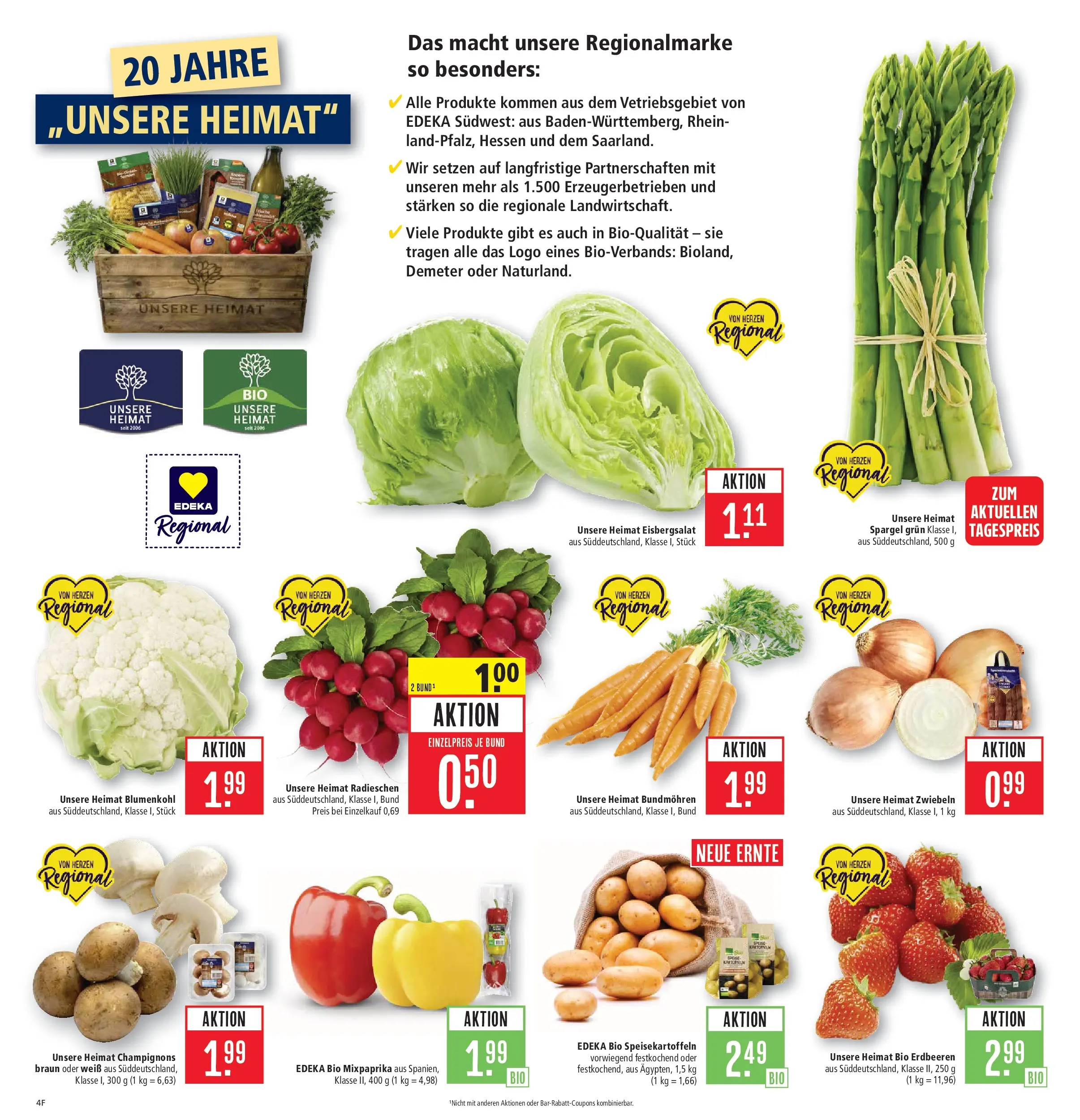Marktkauf Prospekt Ostfildern	 (ab 17.05.2026) » Angebote online | Seite: 6 | Produkte: Eisbergsalat, Spargel, Zwiebeln, Erdbeeren