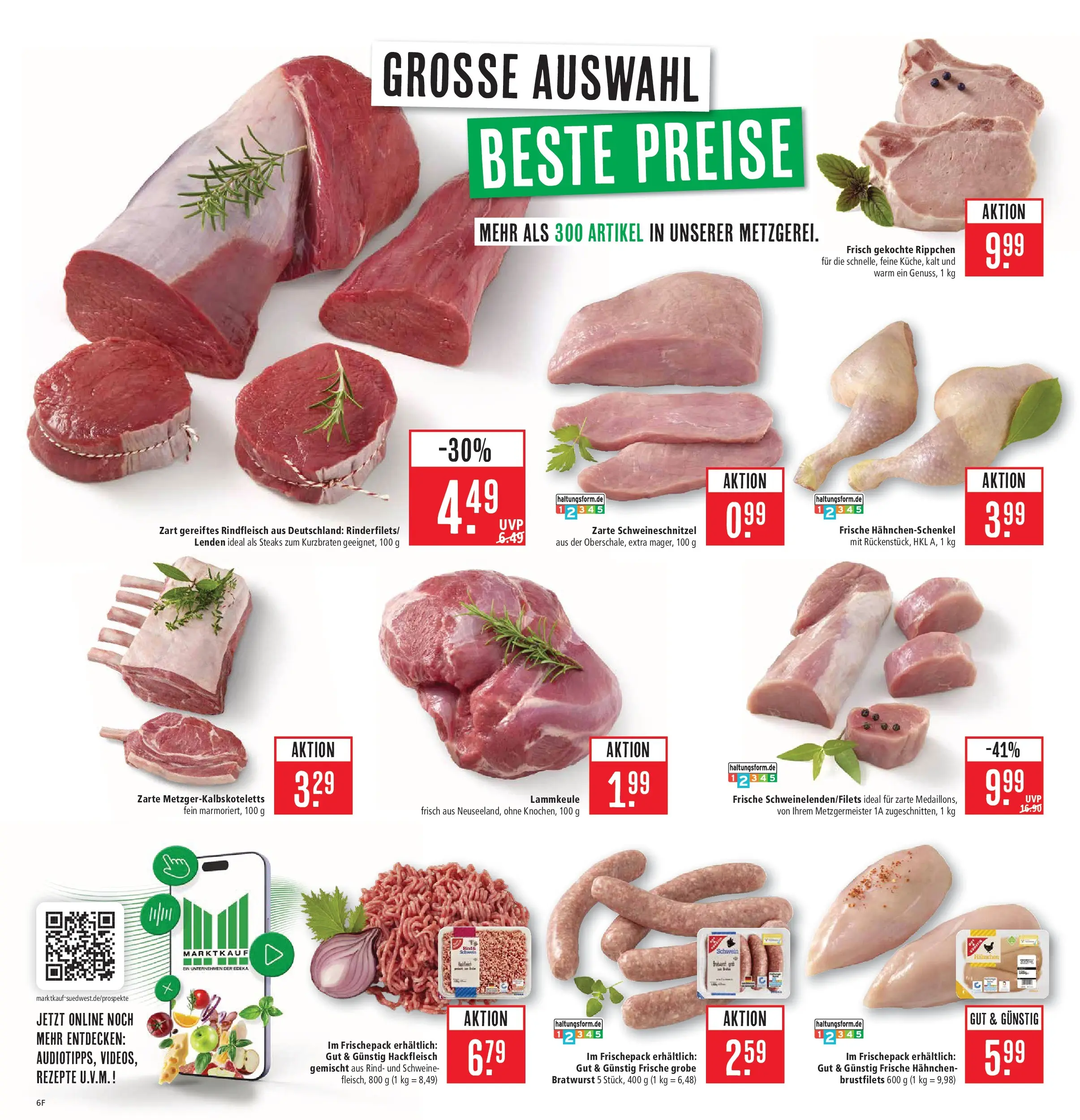 Marktkauf Prospekt Ostfildern	 (ab 17.05.2026) » Angebote online | Seite: 8 | Produkte: Hahnchen, Hahnchenschenkel, Bratwurst, Rindfleisch